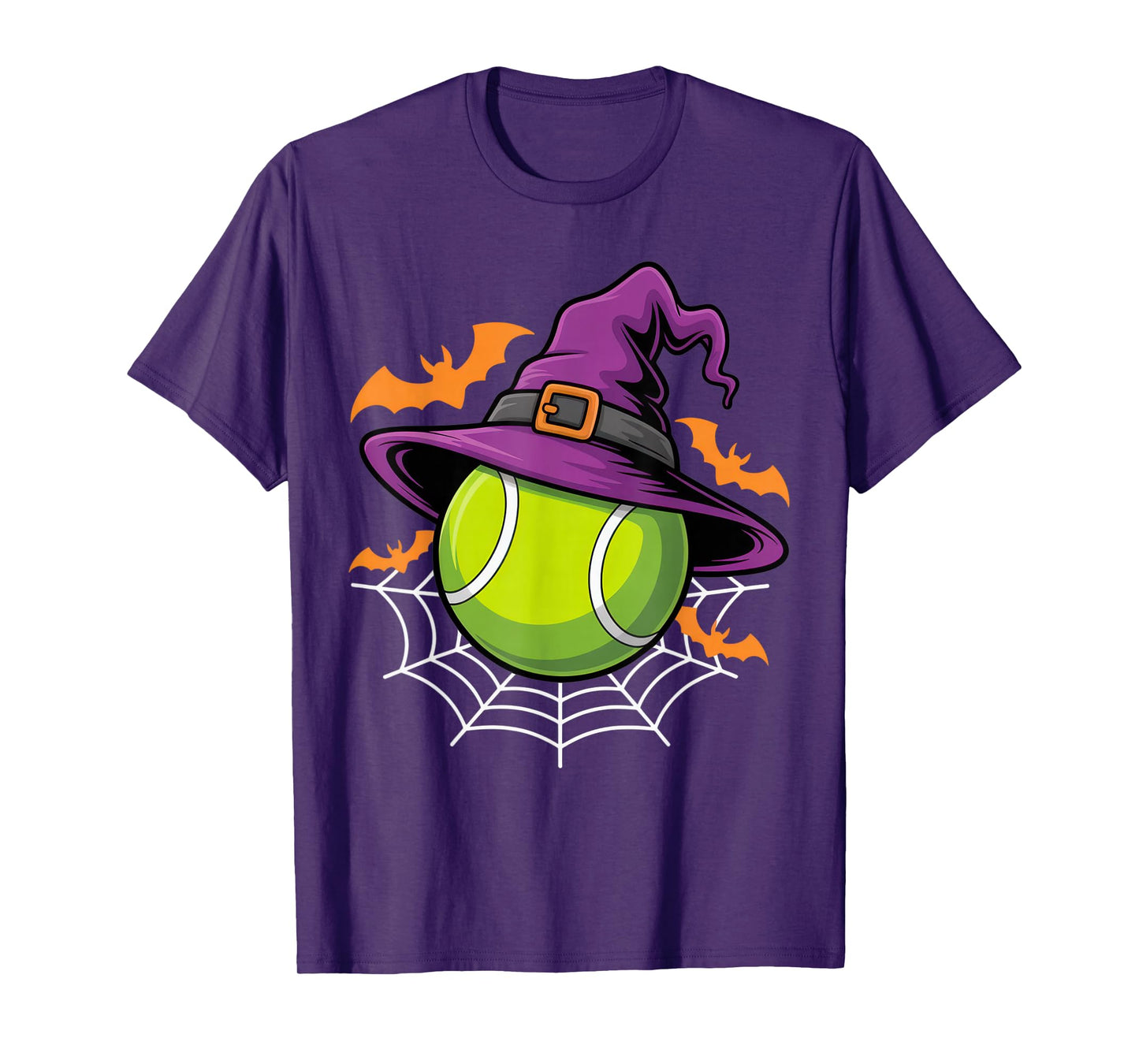 Witchy Tennis Ball for Halloween Enthusiasts and Tennis T-Shirt