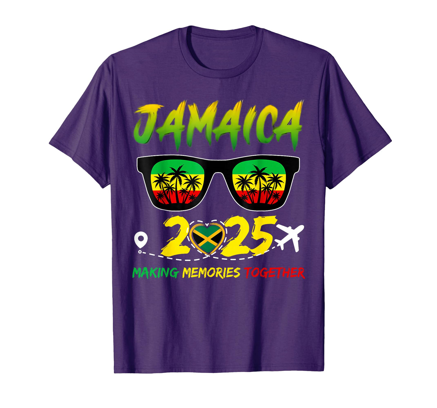 Jamaica Family Reunion 2025 Making Memories Vacation Summer T-Shirt