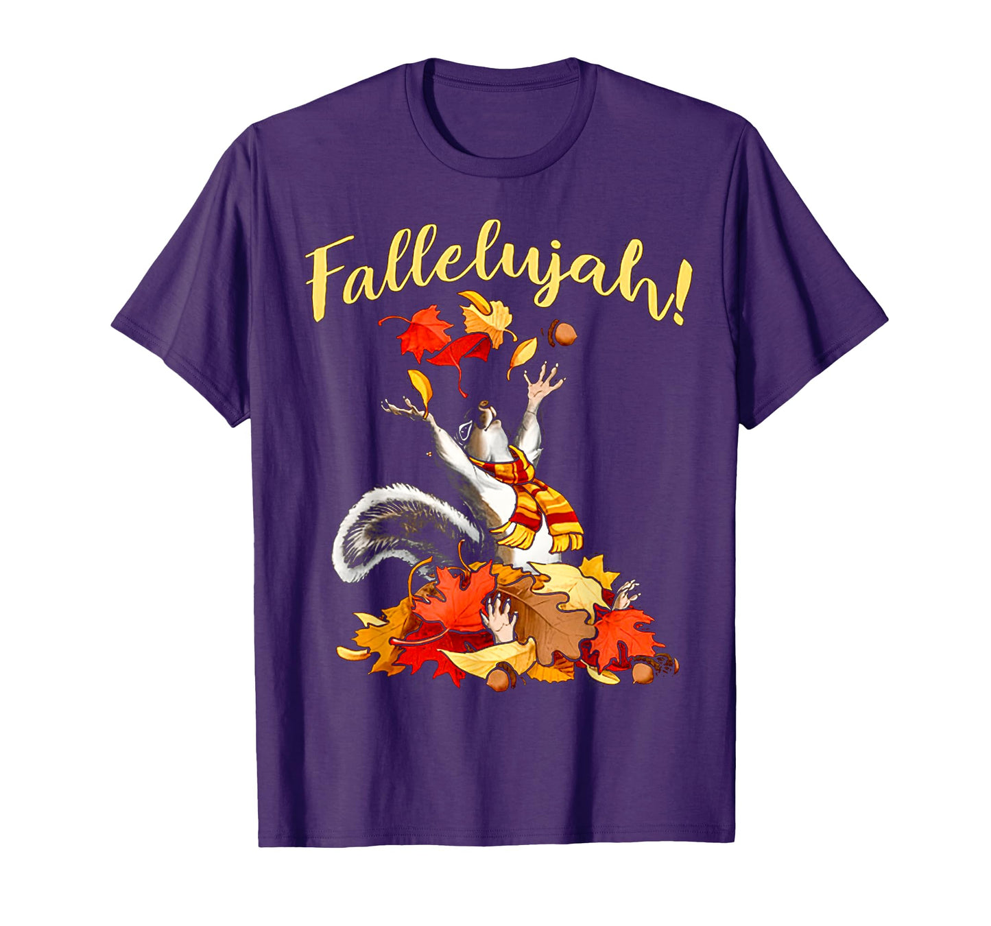 Squirrel Fallelujah Ladies T-Shirt