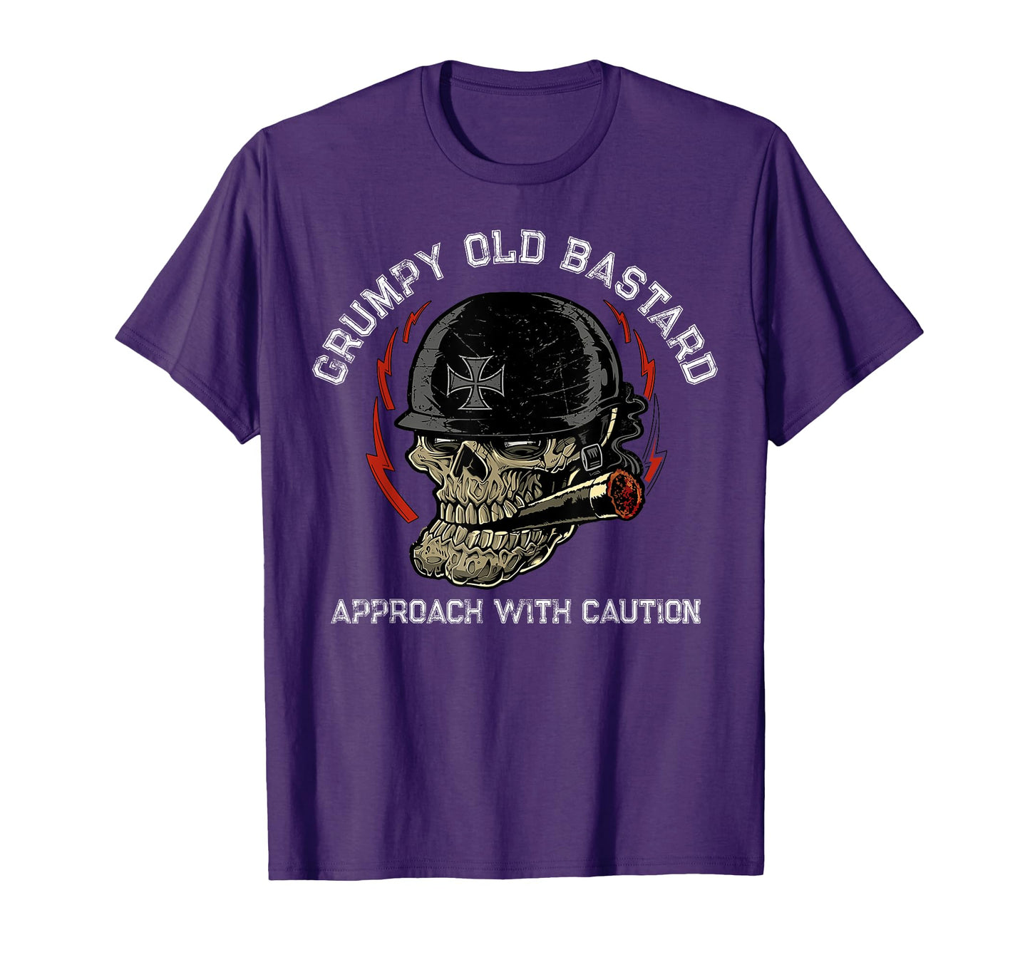 Grumpy Old Bastard Approach With Caution T-Shirt