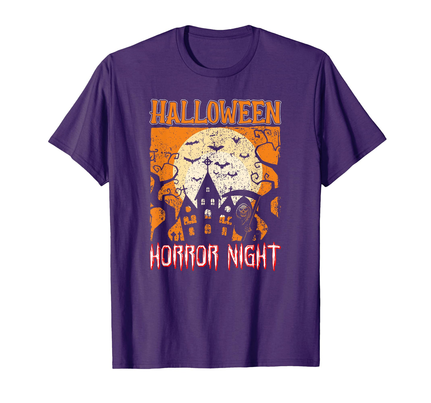Cute Halloween Horror Night Decor T-Shirt