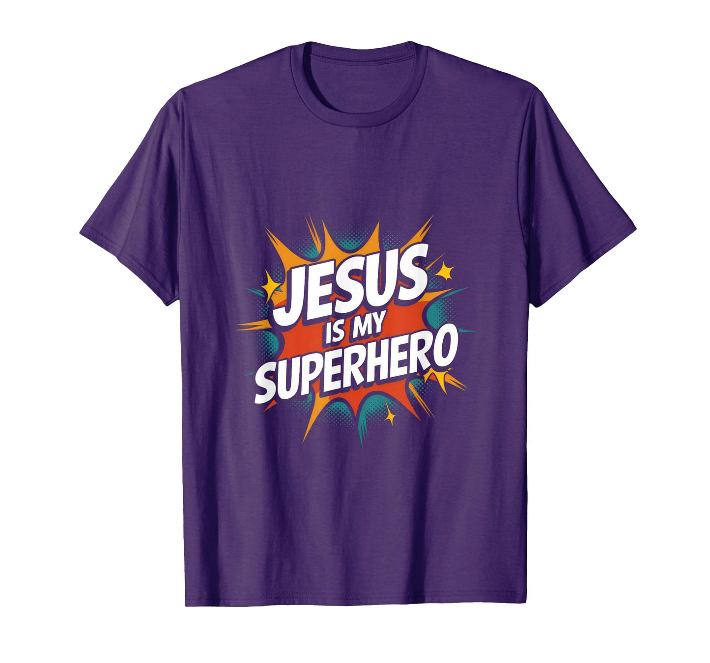 Jesus Is My Superhero - Jesus Superhero Powerful T-Shirt