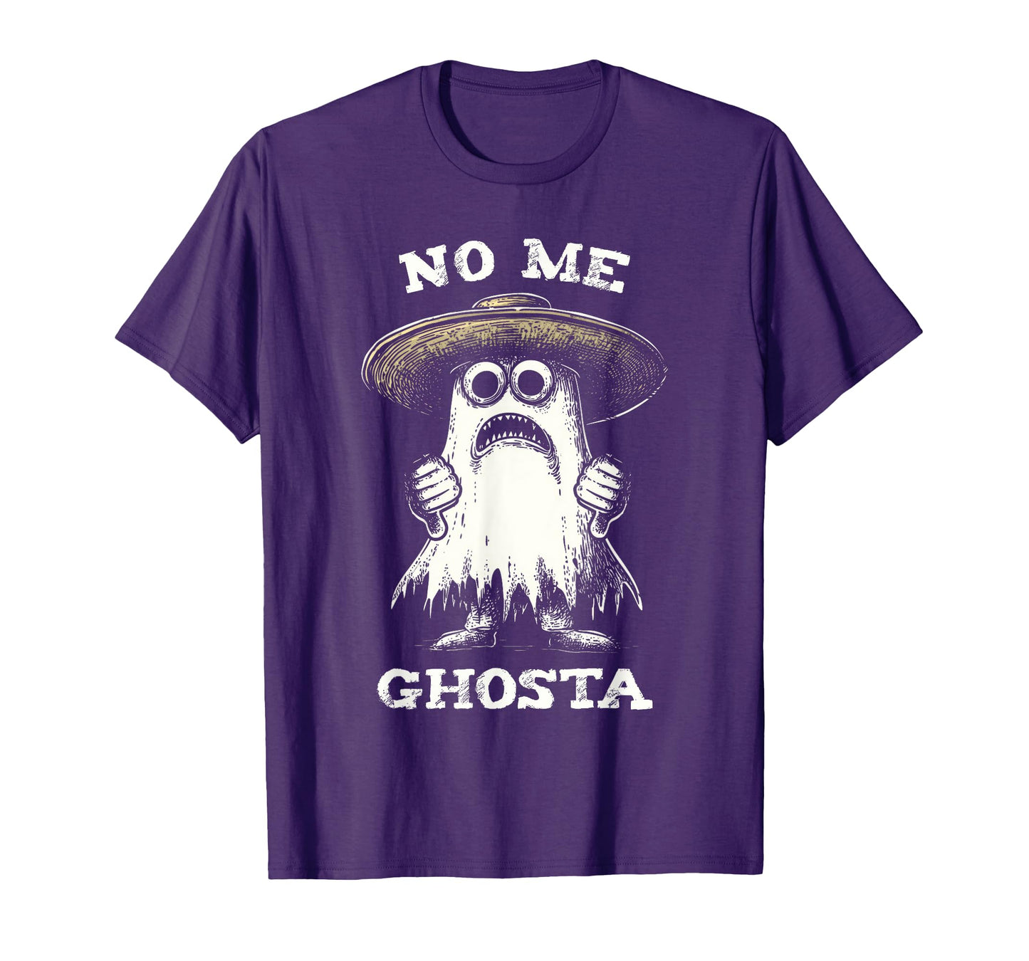 No Me Ghosta Funny Ghost Halloween Women Men T-Shirt