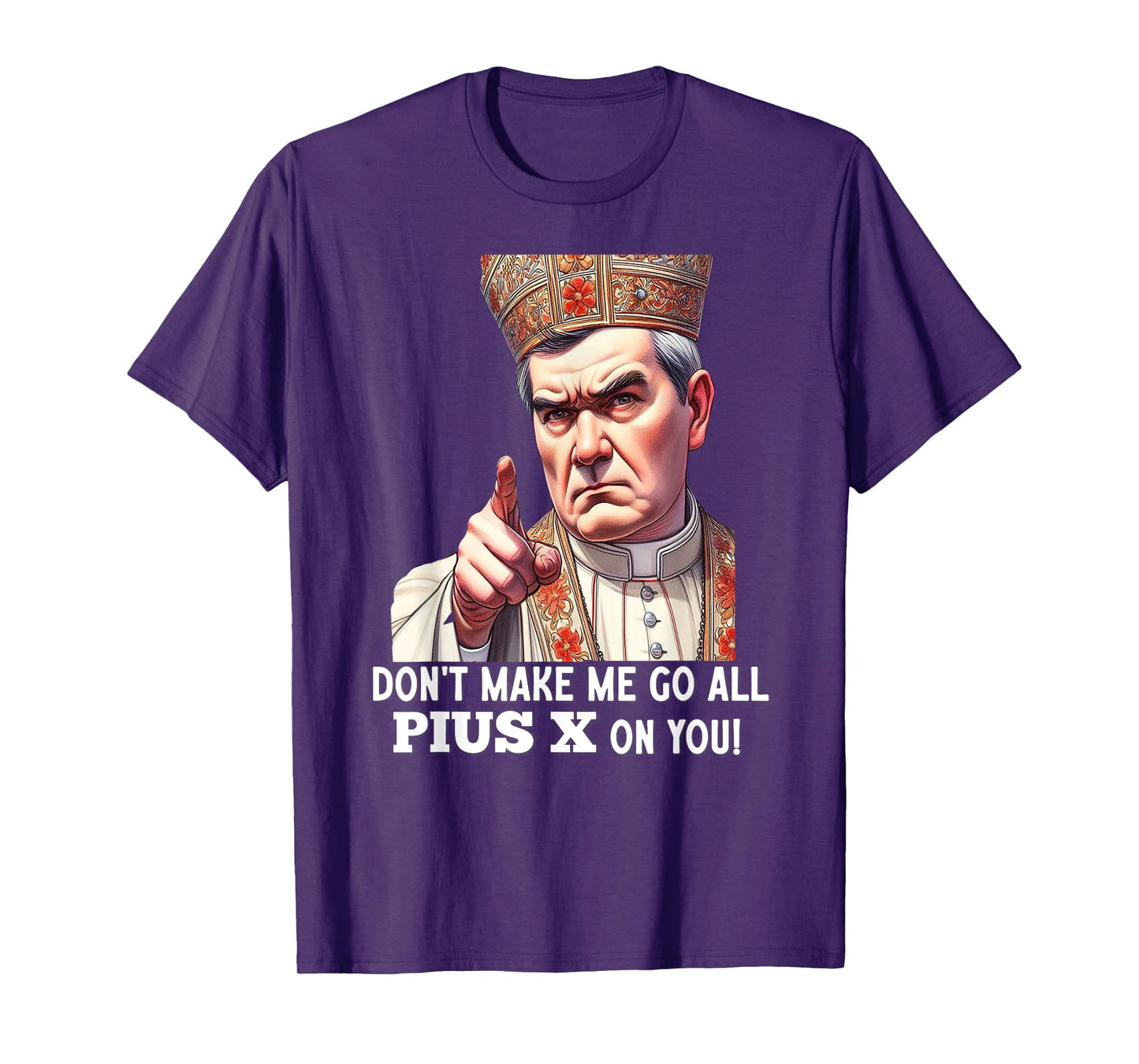 Pope St Pius X Traditional Latin Mass Catholic Saint T-Shirt