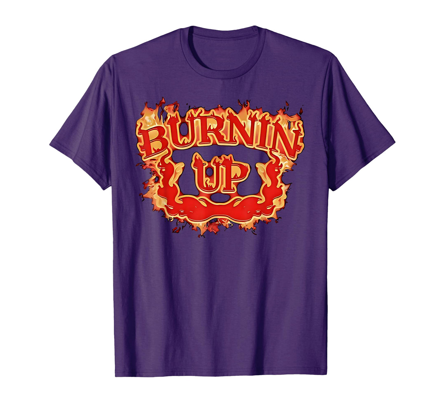 Burnin Up Flames Vintage T-Shirt