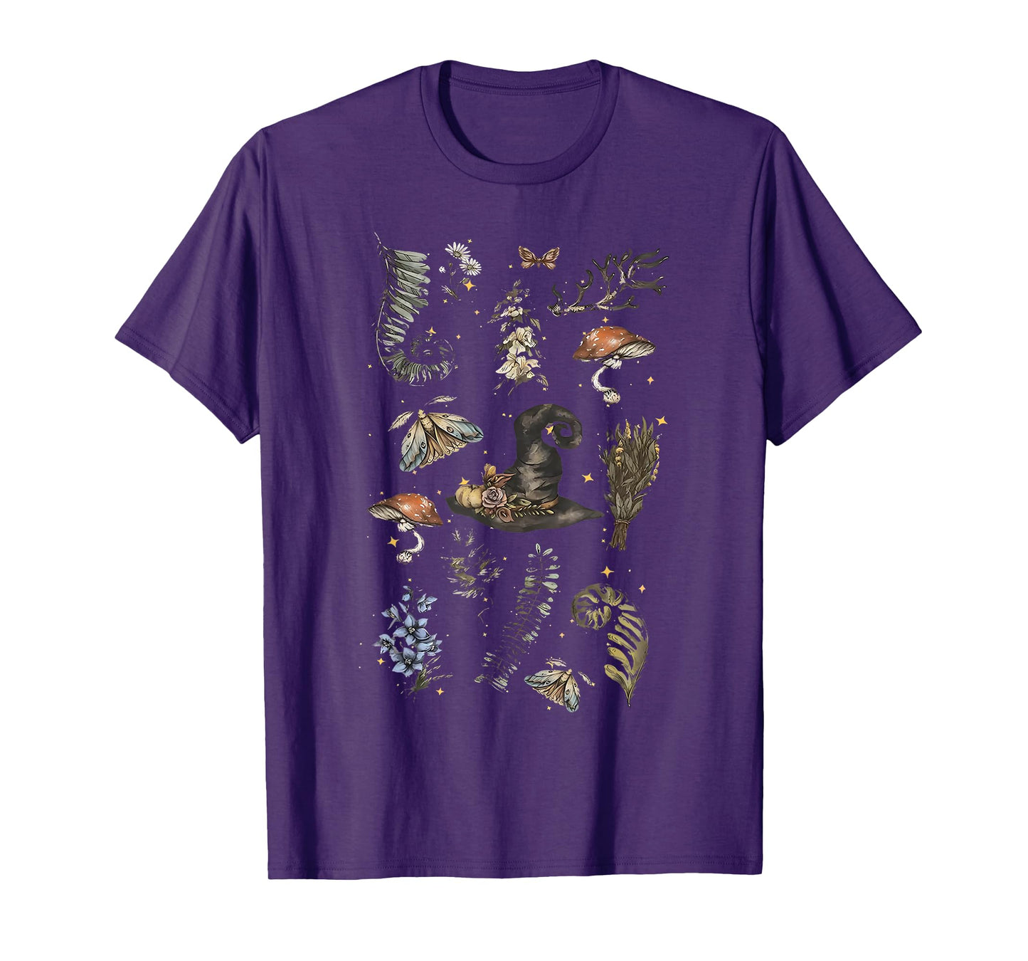 Vintage Halloween Herbs Herbology Apothecary Plants Lover T-Shirt