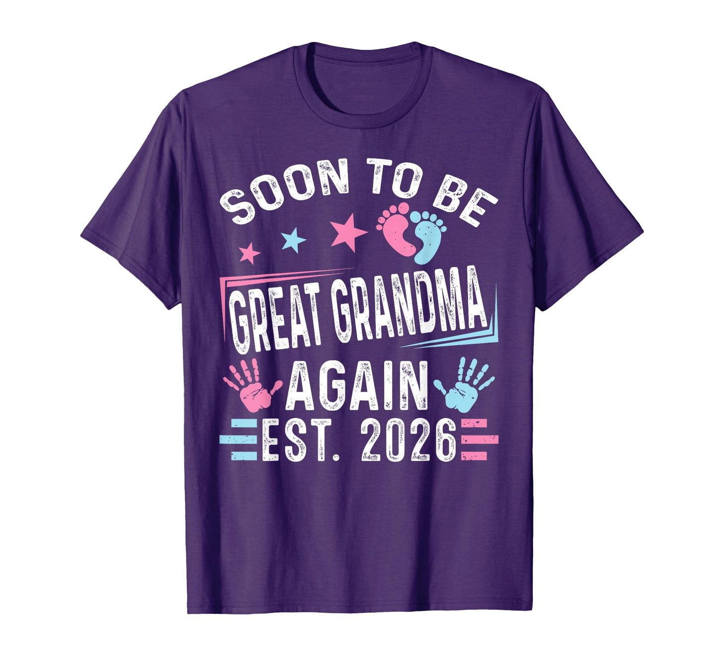 Soon to Be Great Grandma Again Est. 2026 Vintage Grandma T-Shirt