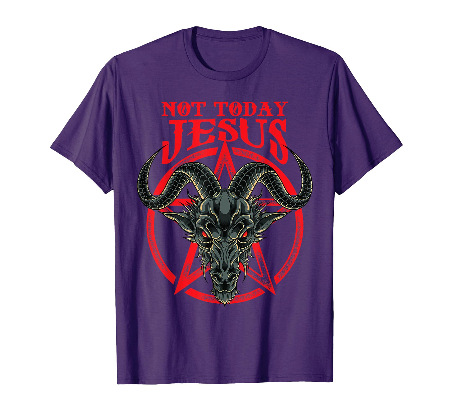 Not Today Jesus Baphomet T-Shirt