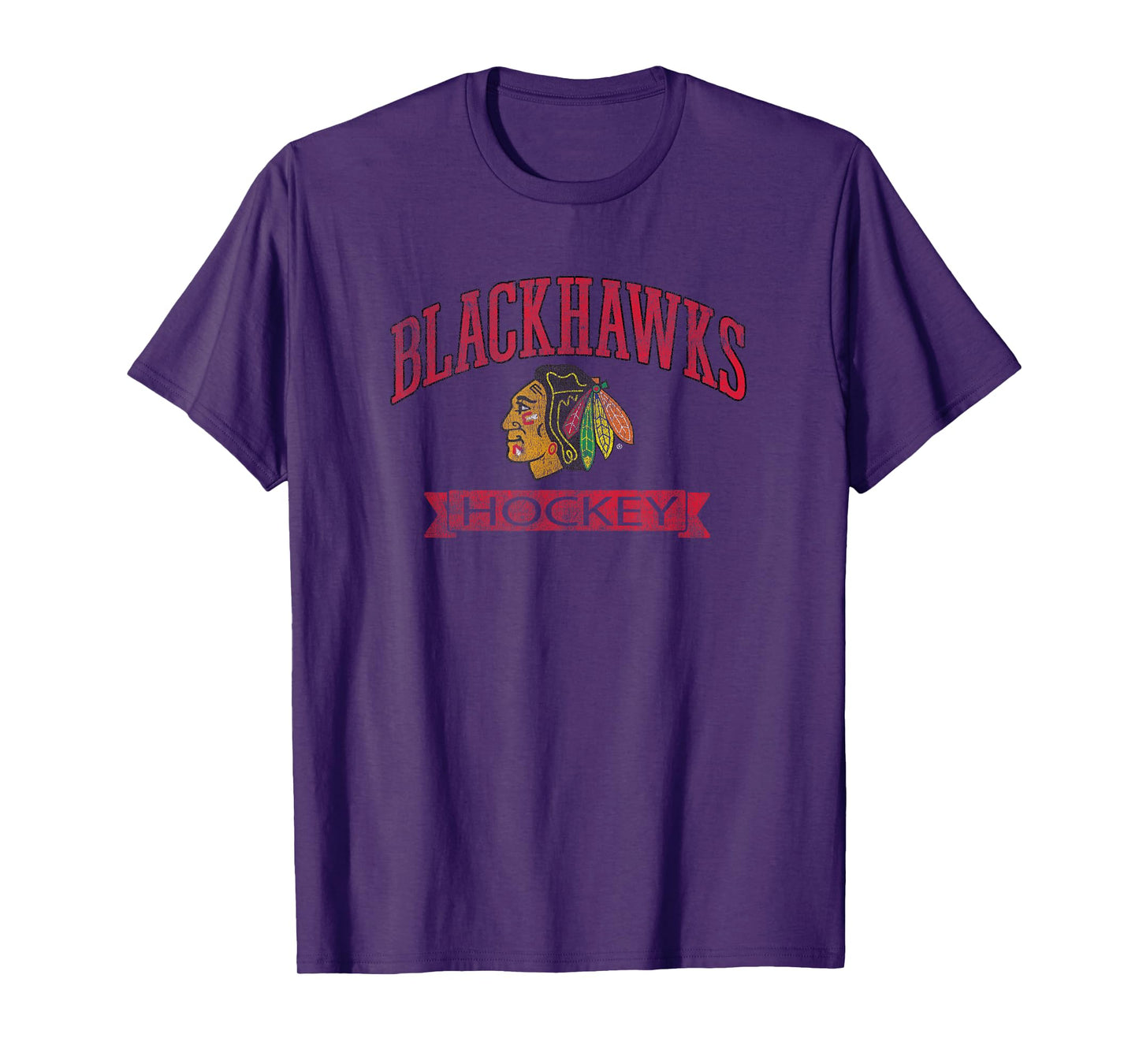 Chicago Blackhawks Vintage Hockey Dark Officially Licensed T-Shirt