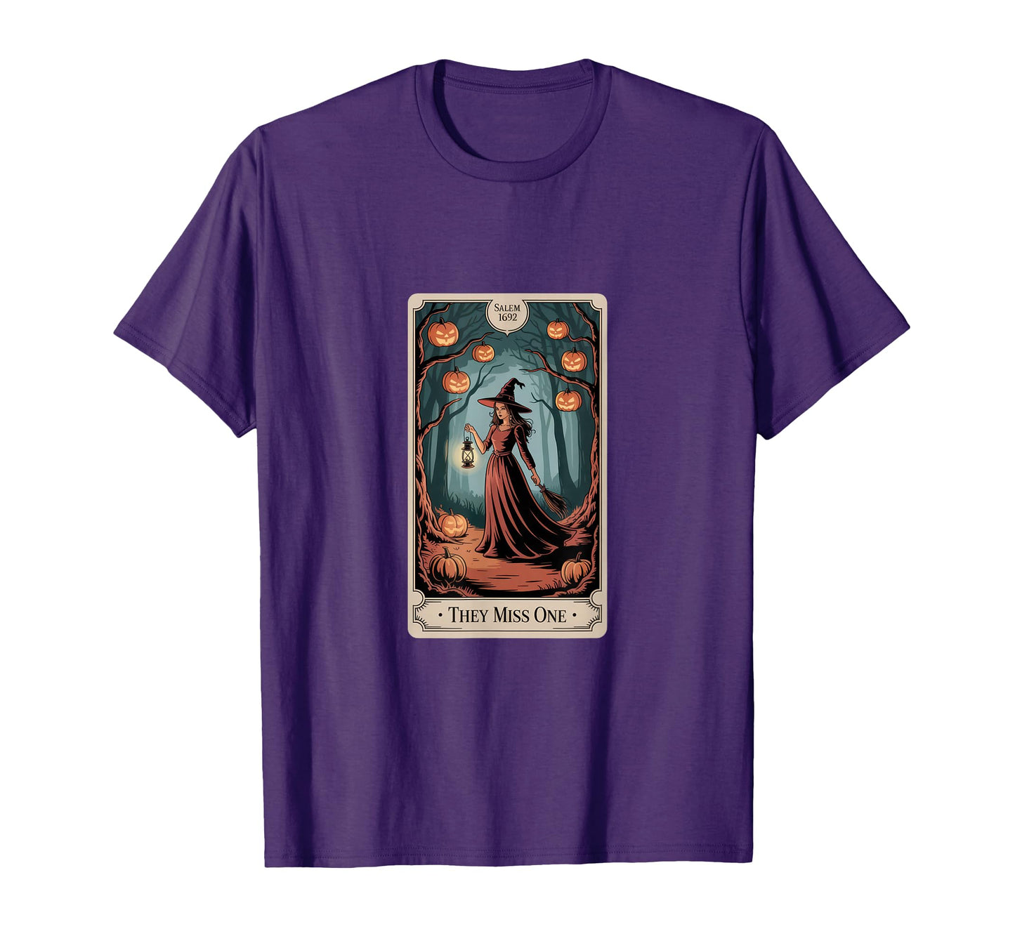 They Miss One Witchy Vibes Halloween Vintage T-Shirt