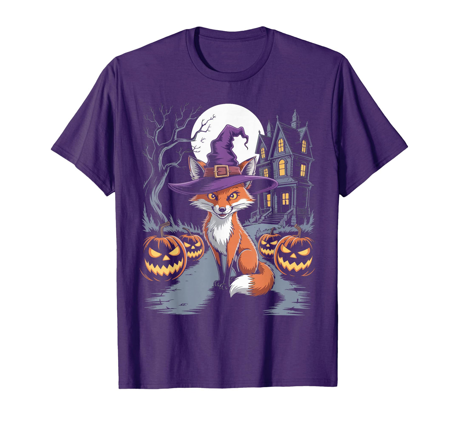 Fox Pumpkin Halloween T-Shirt