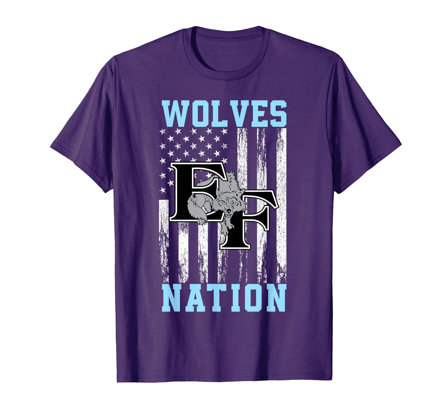 Estrella Foothills Wolves Logo Nation HS T-Shirt