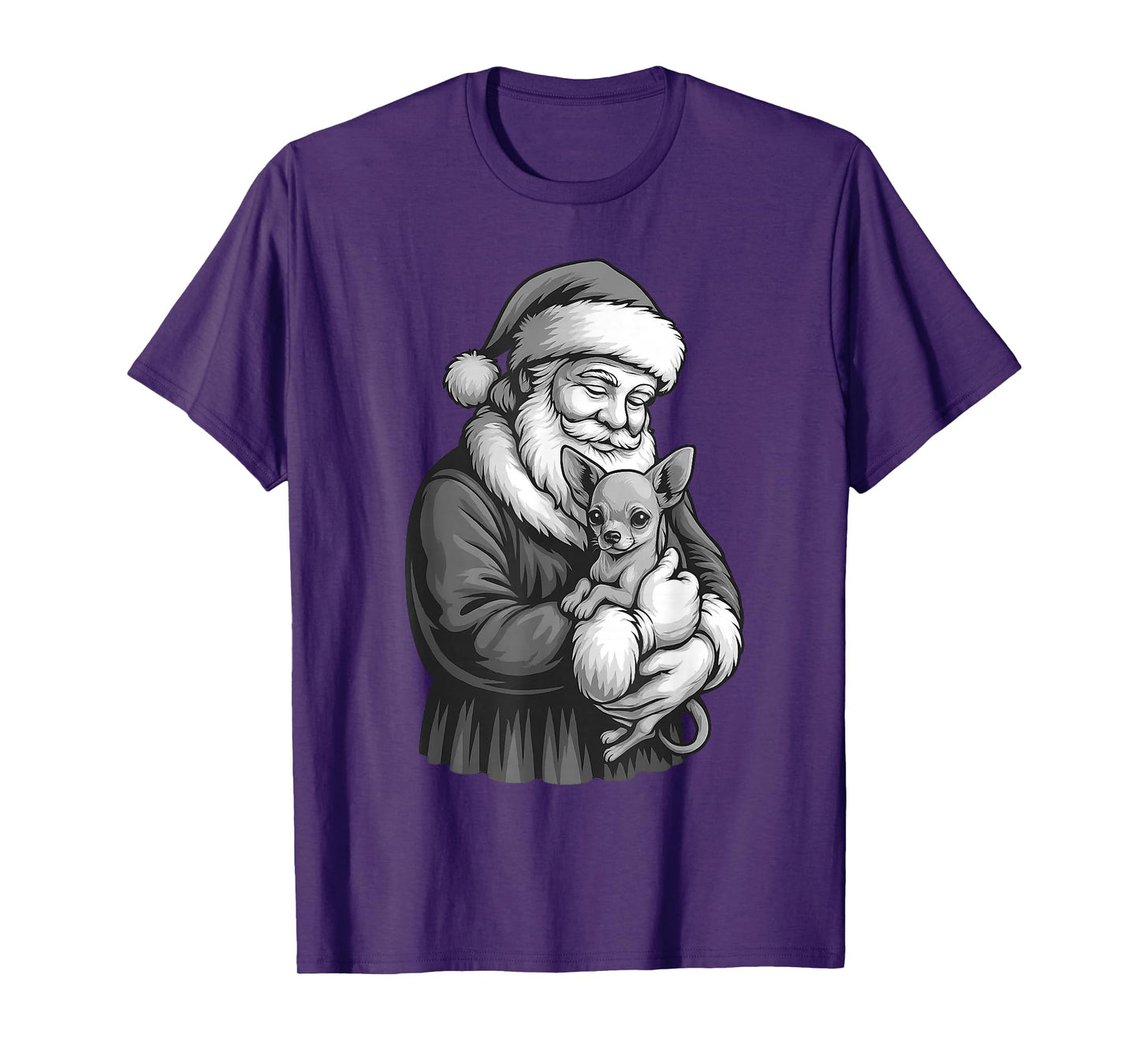 Chihuahua Santa Claus Christmas Dog Lover T-Shirt