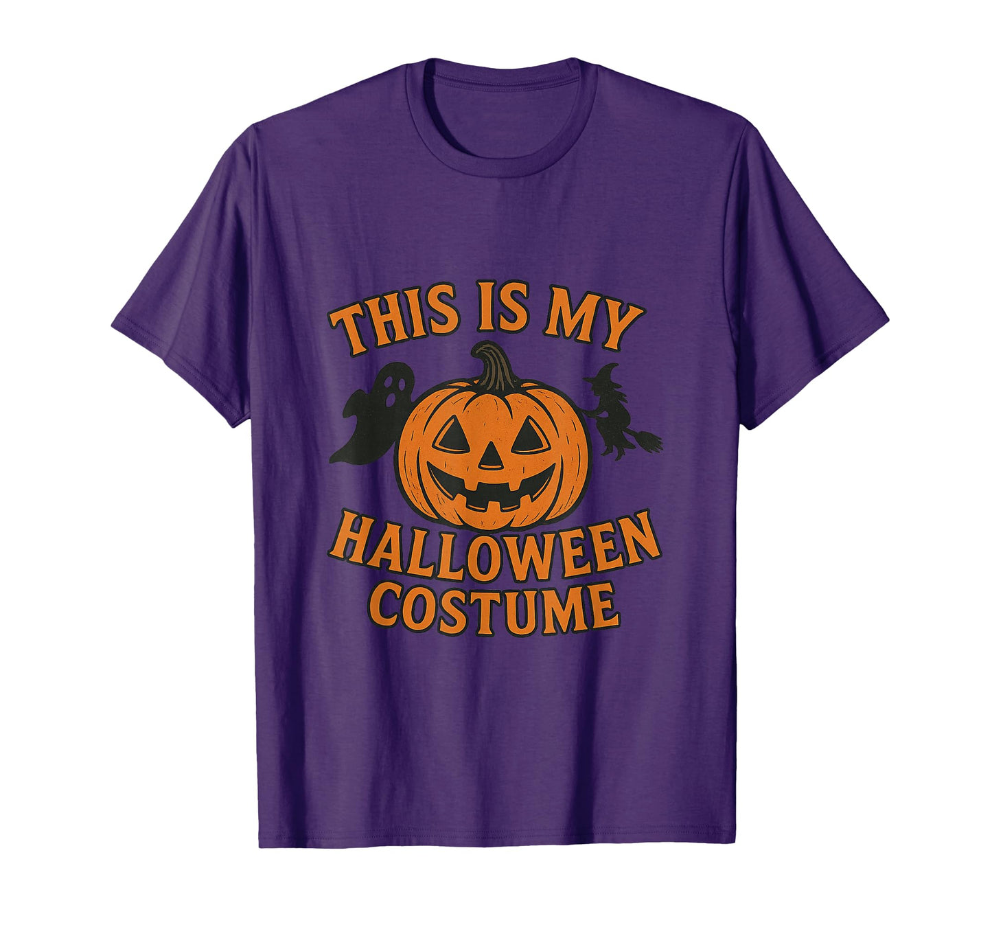 Funny, Spooky Pumpkin This is My Halloween Costume Fall T-Shirt