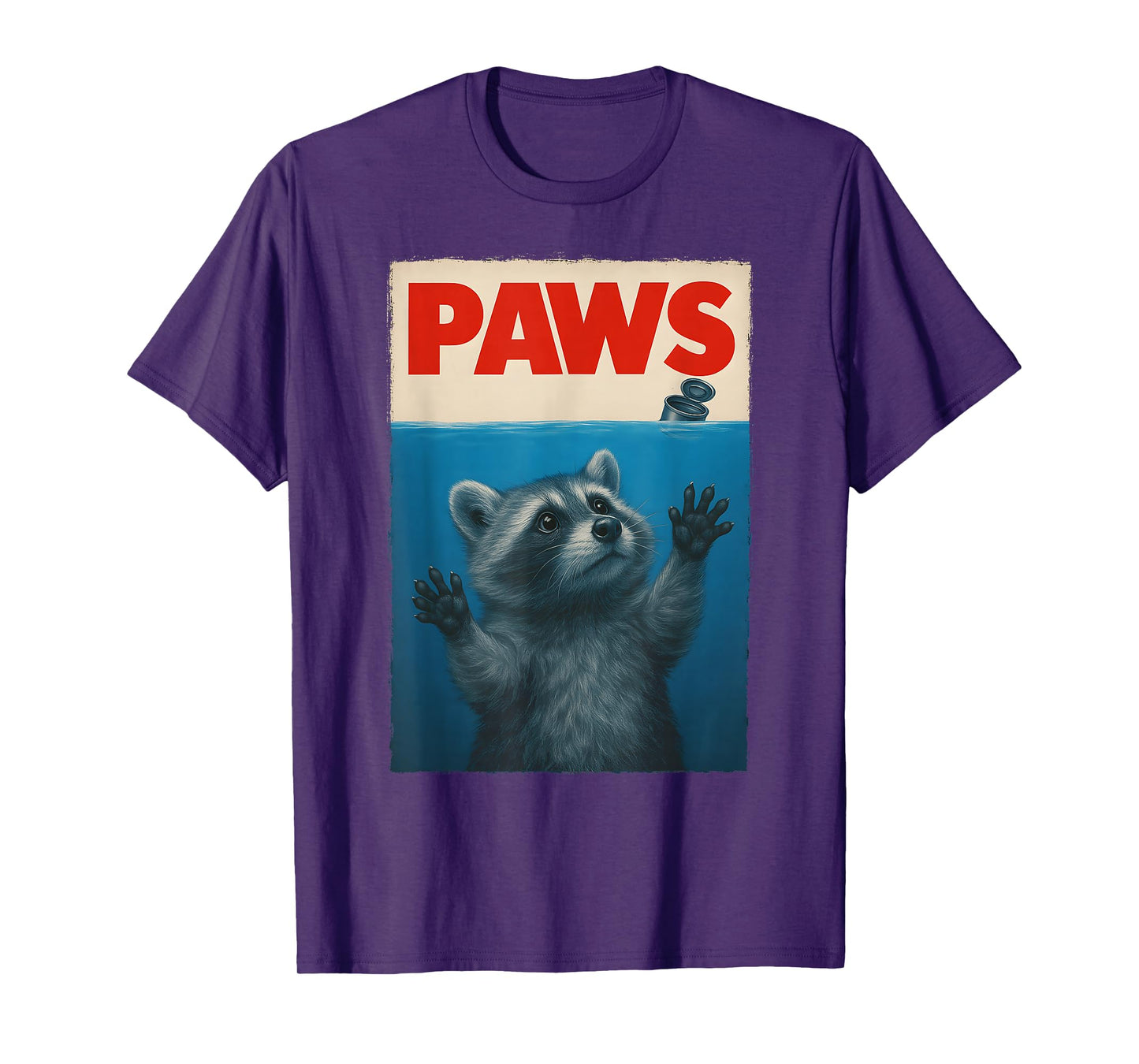 Cute Novelty Men Kids Women Funny Raccoon T-Shirt