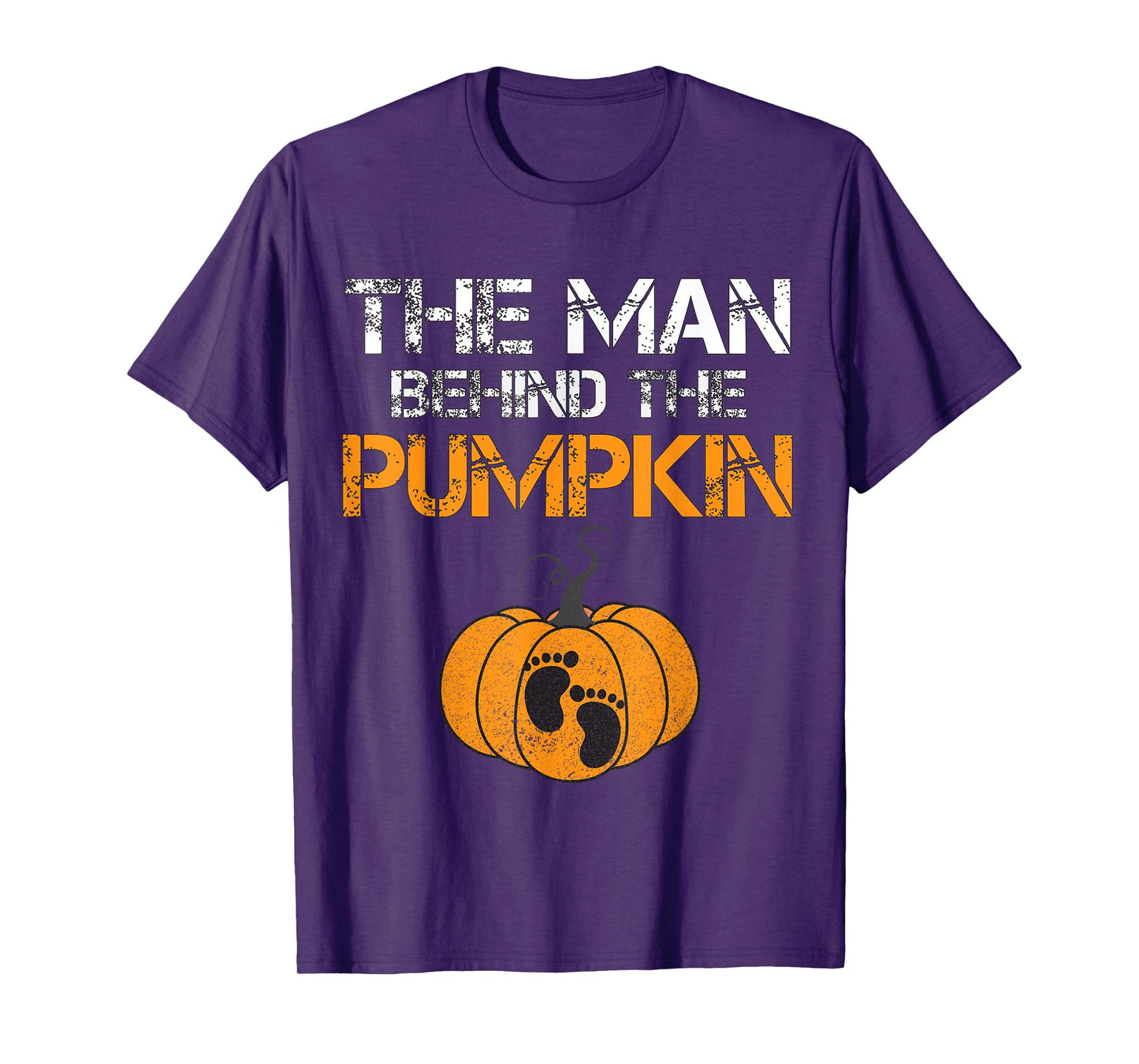The Man Behind The Pumpkin Dad Soon Halloween Pregnancy T-Shirt