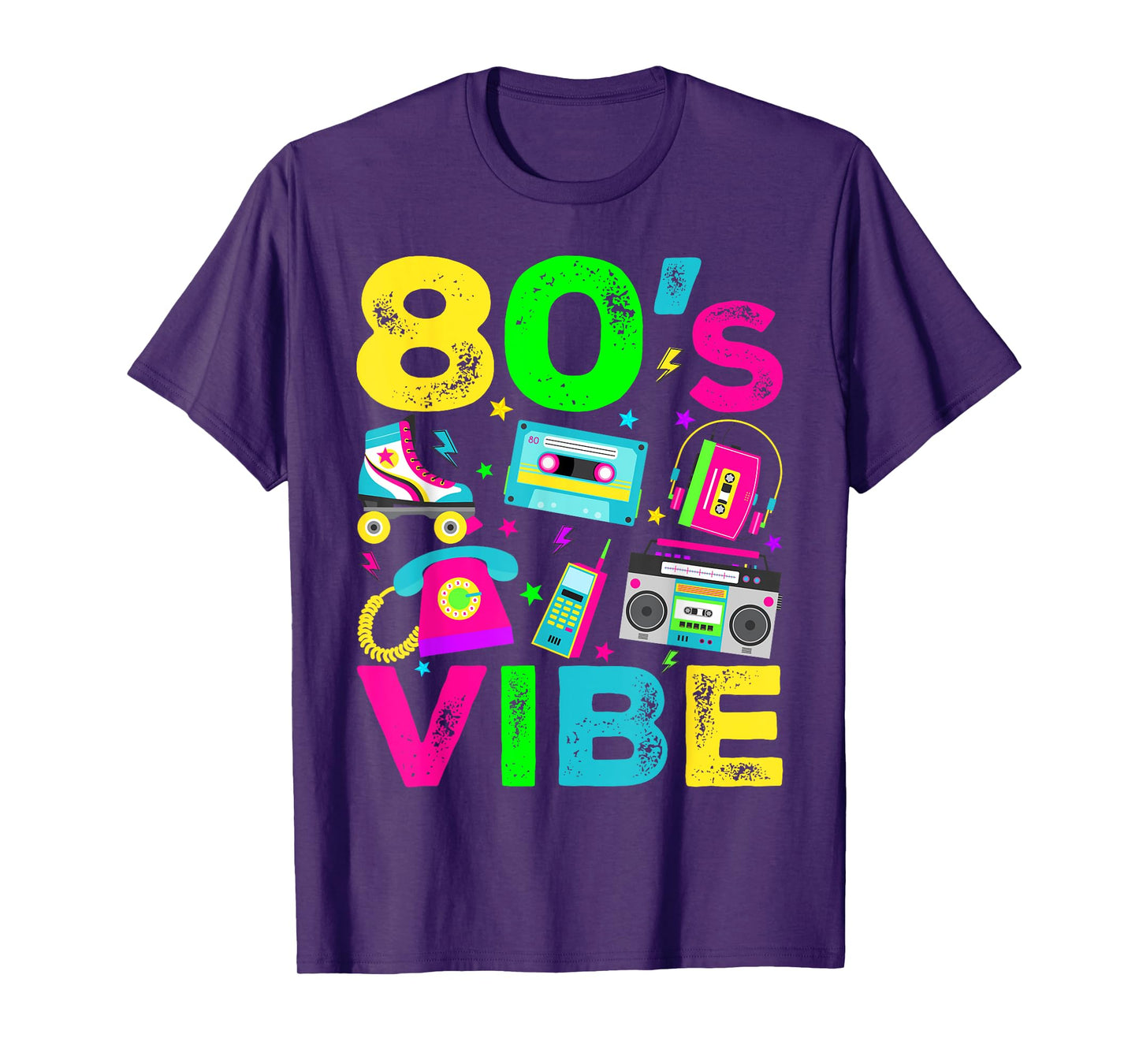 80s Vibe 1980s Vintage Style Eighties Retro Party T-Shirt