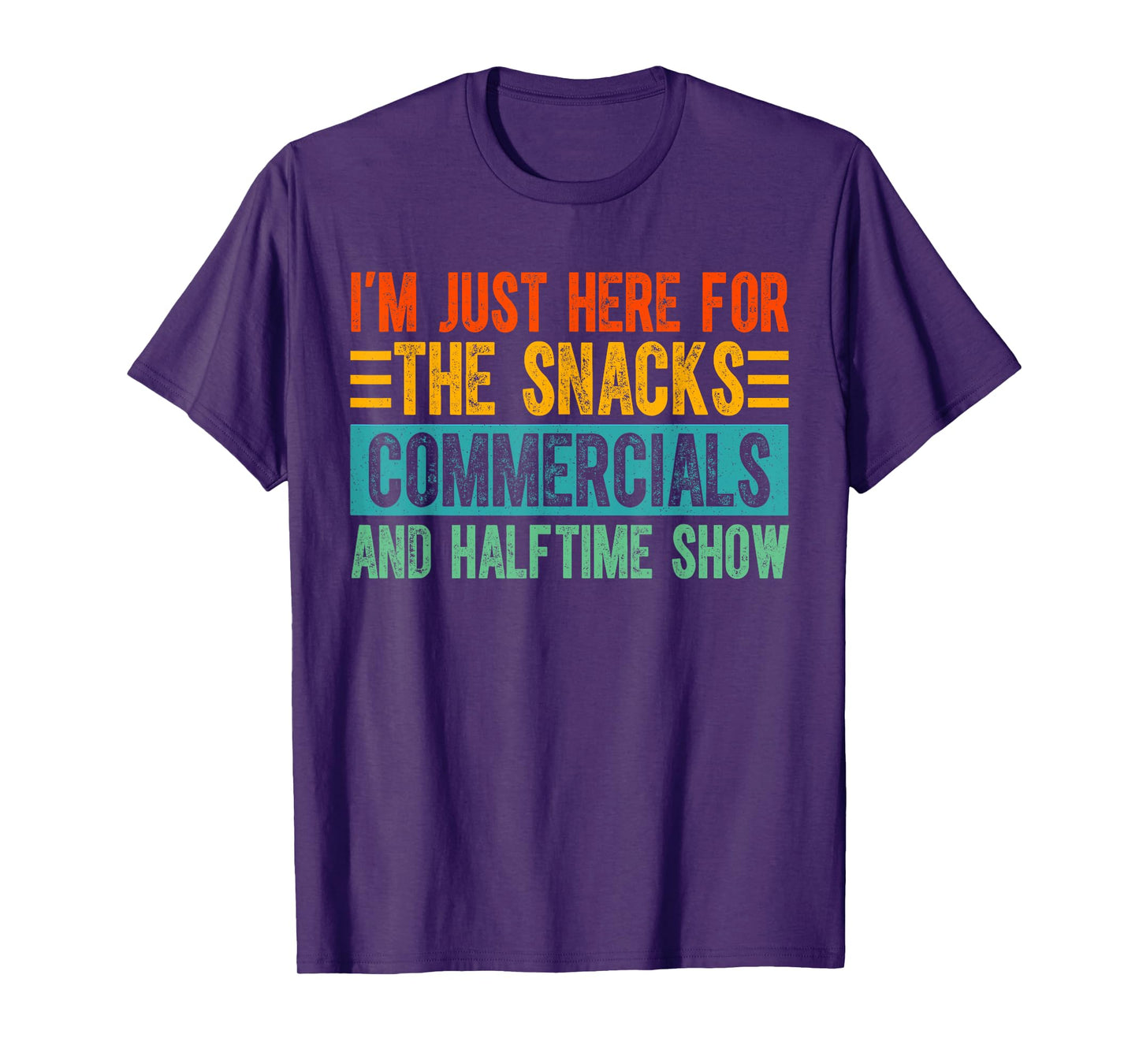 Just Here For The Snacks American Football Here for Snacks T-Shirt
