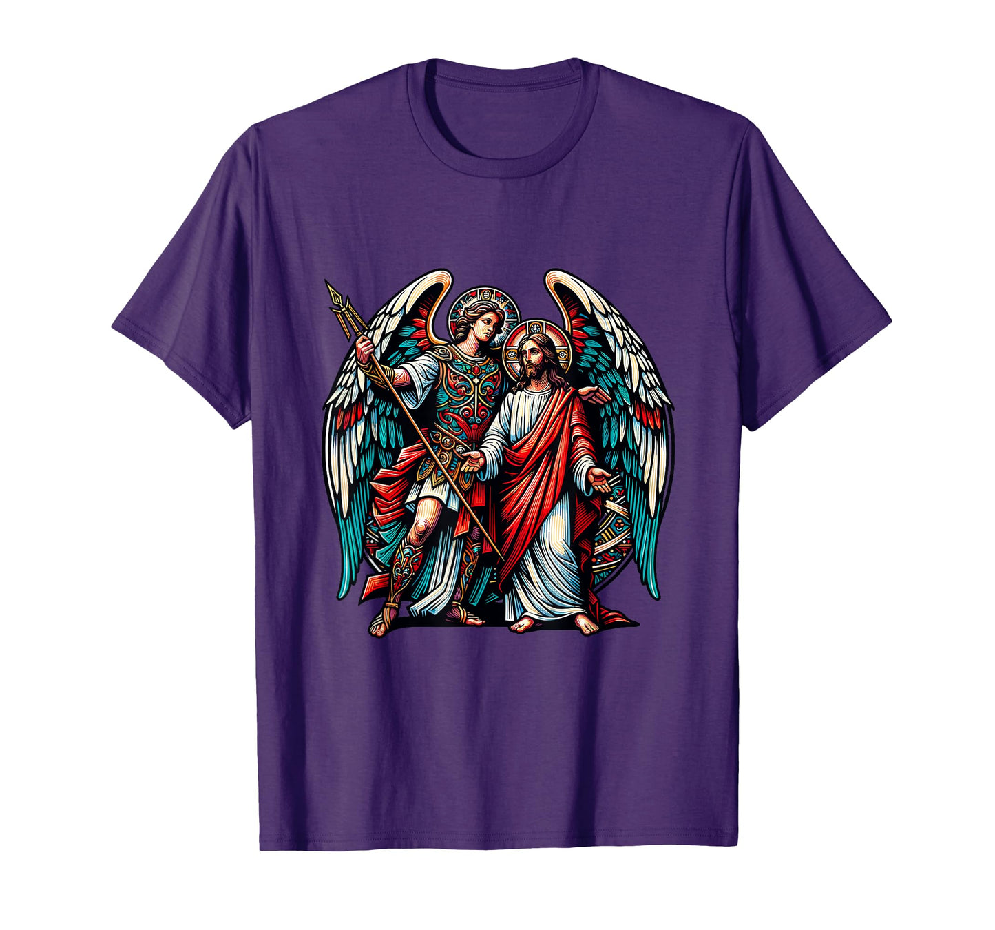 Jesus Christ and Archangel Raphael T-Shirt