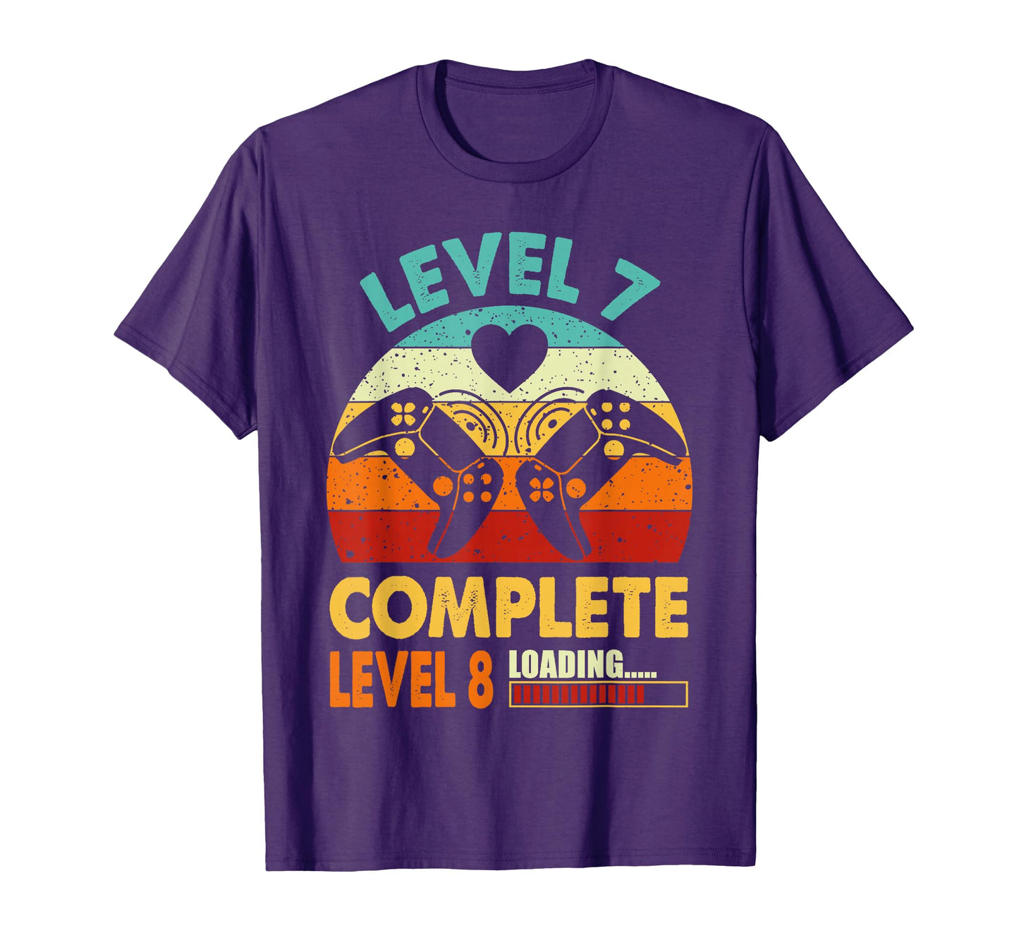 Funny Level 7 Complete Celebrate 7 Years Wedding Anniversary T-Shirt