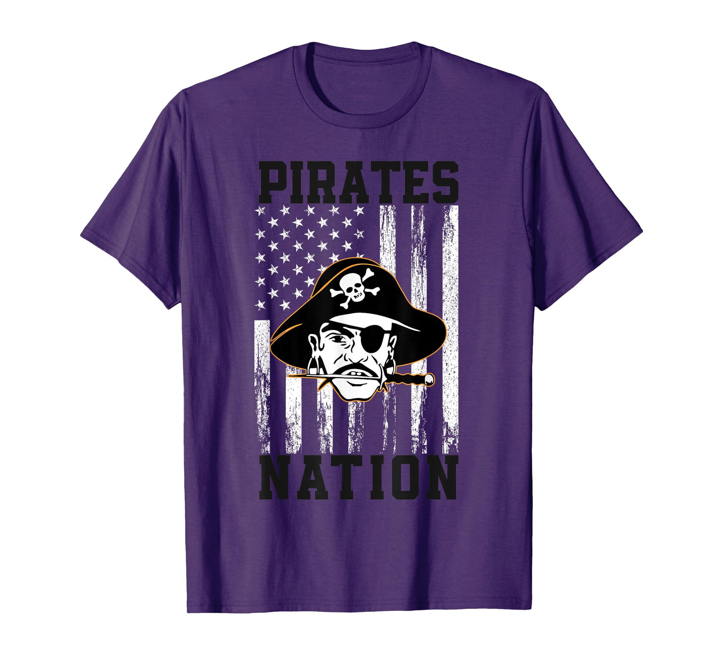 Wheelersburg Pirates Logo Nation HS T-Shirt