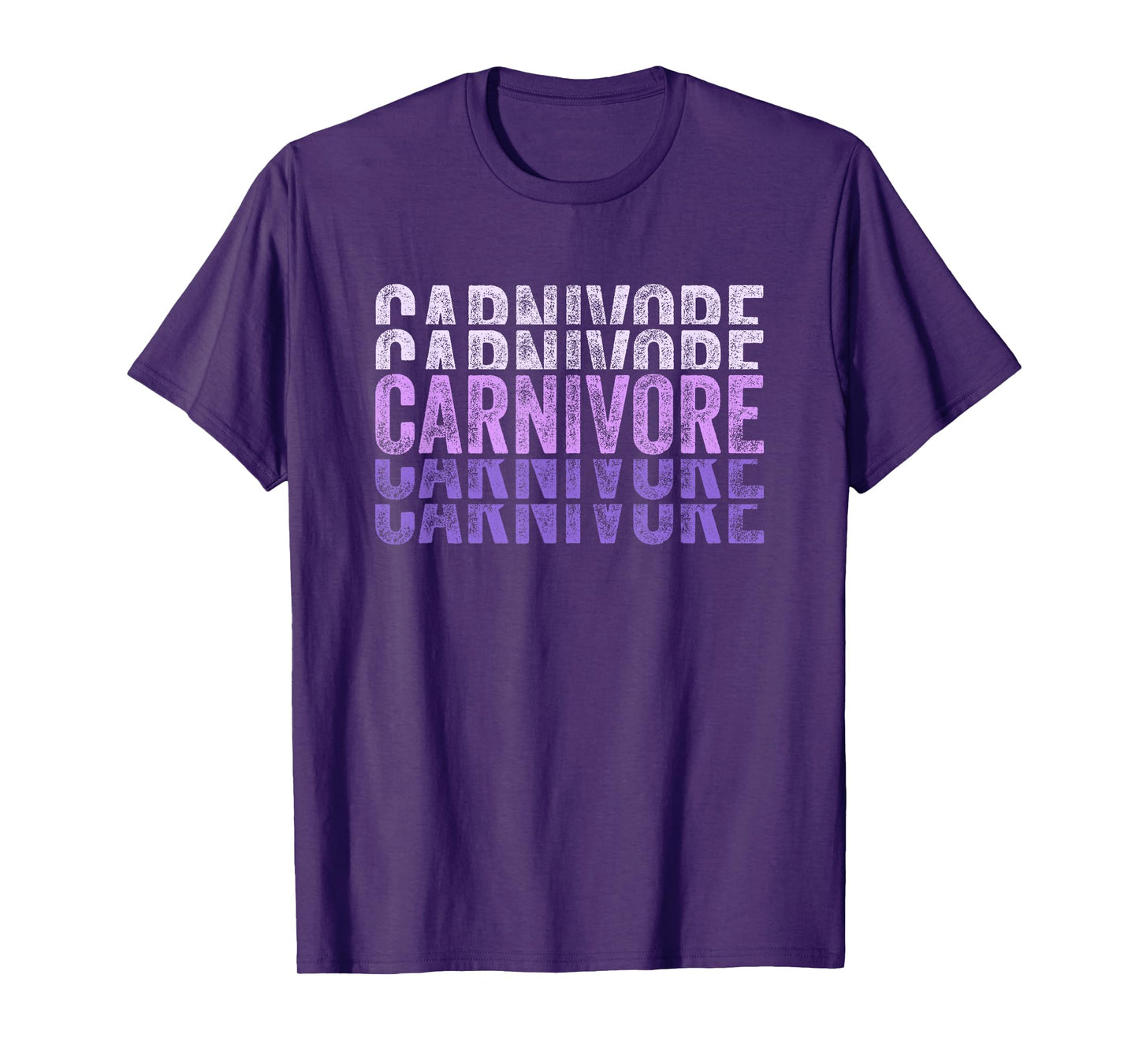 Vintage Carnivore Diet Purple Meat Eater T-Shirt