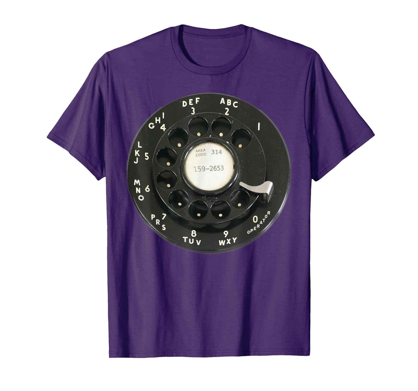 Retro Rotary Dial Vintage Rotary Dial With Pi Phone Number T-Shirt