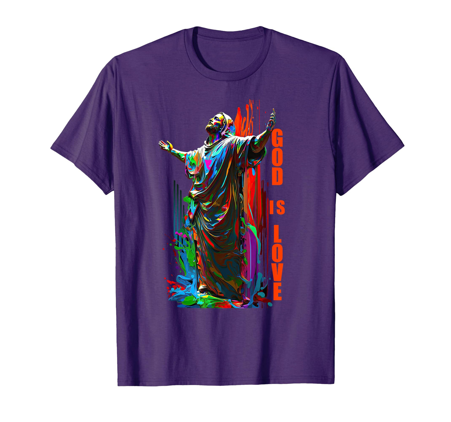 Christ God is Love Graffiti Design for Christian Jesus T-Shirt