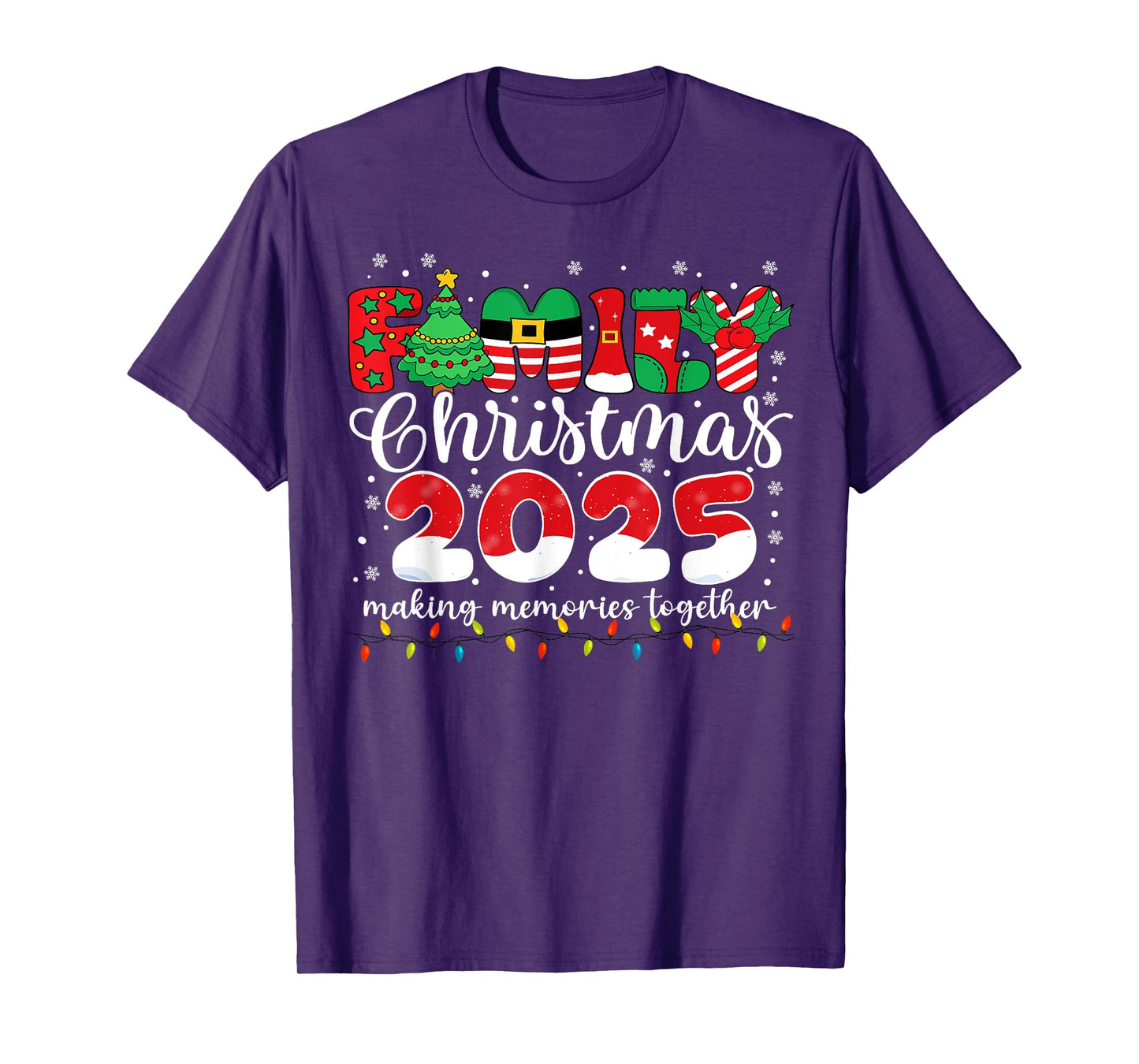 Family Christmas 2025 Matching Outfit Xmas Men Women Kids T-Shirt