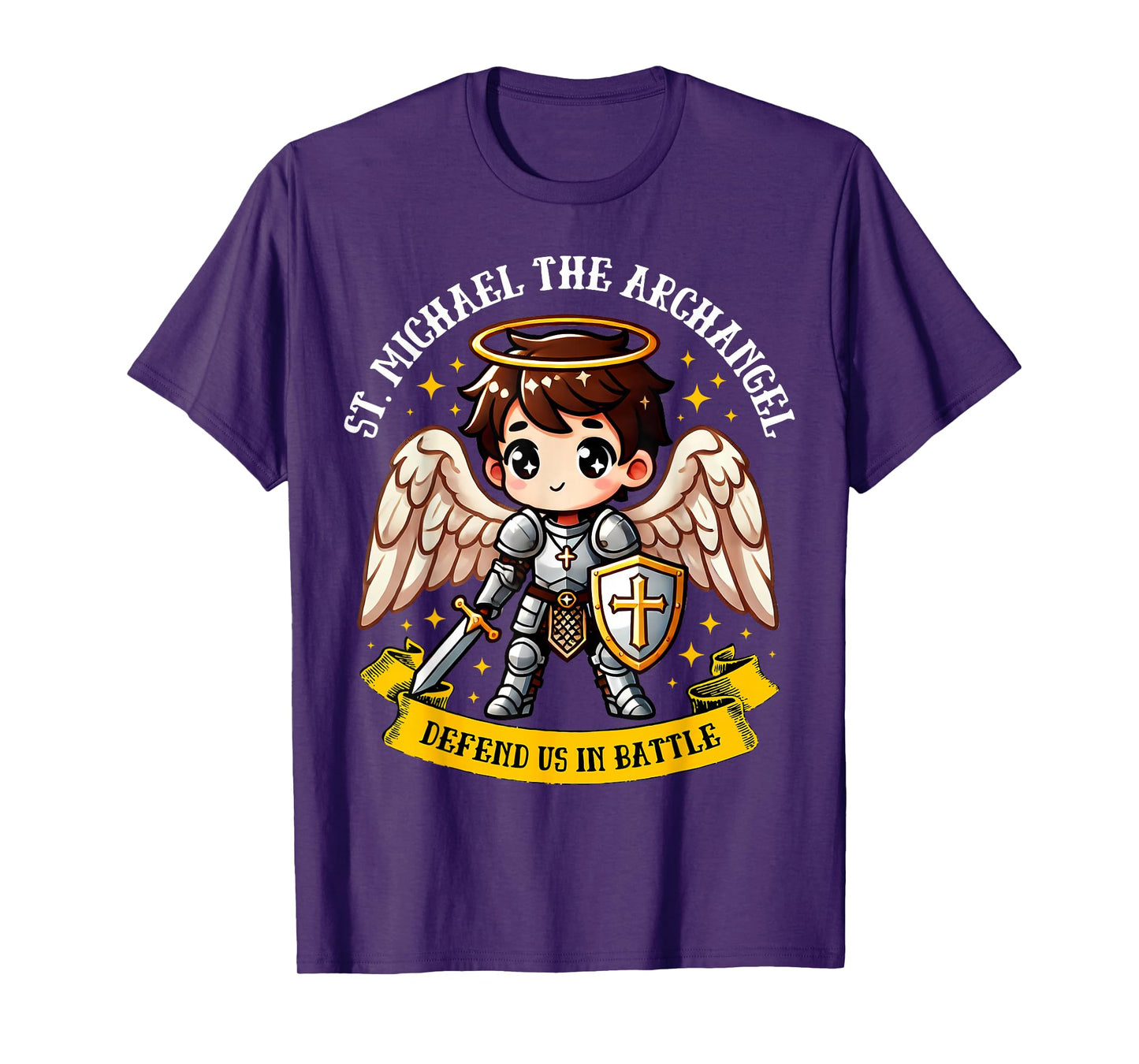 Saint Michael the Archangel Catholic Archangel Pray for kids T-Shirt