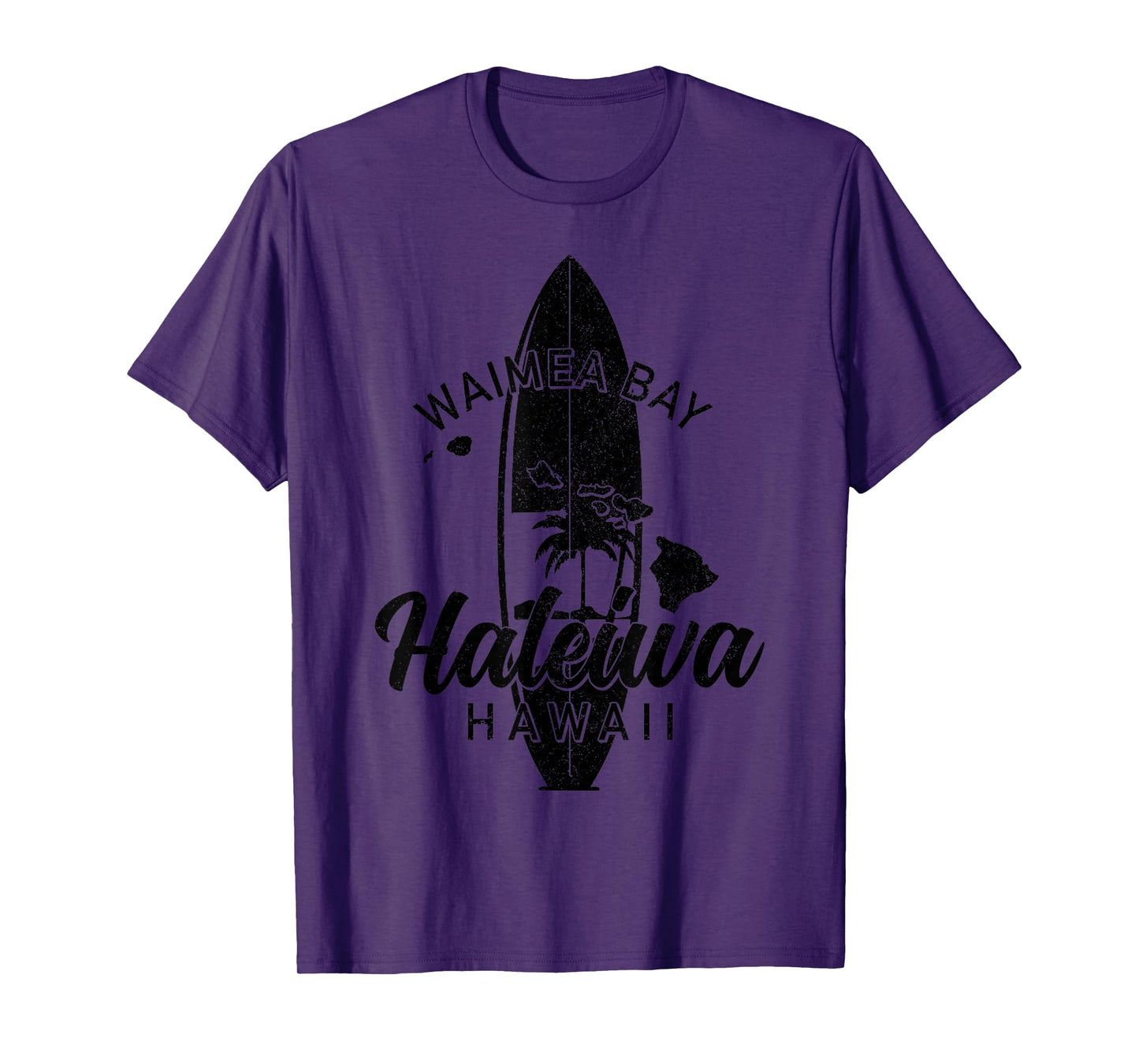 Waimea Bay Haleiwa Hawaii Surf Board Surfing Surfer Hawaiian T-Shirt