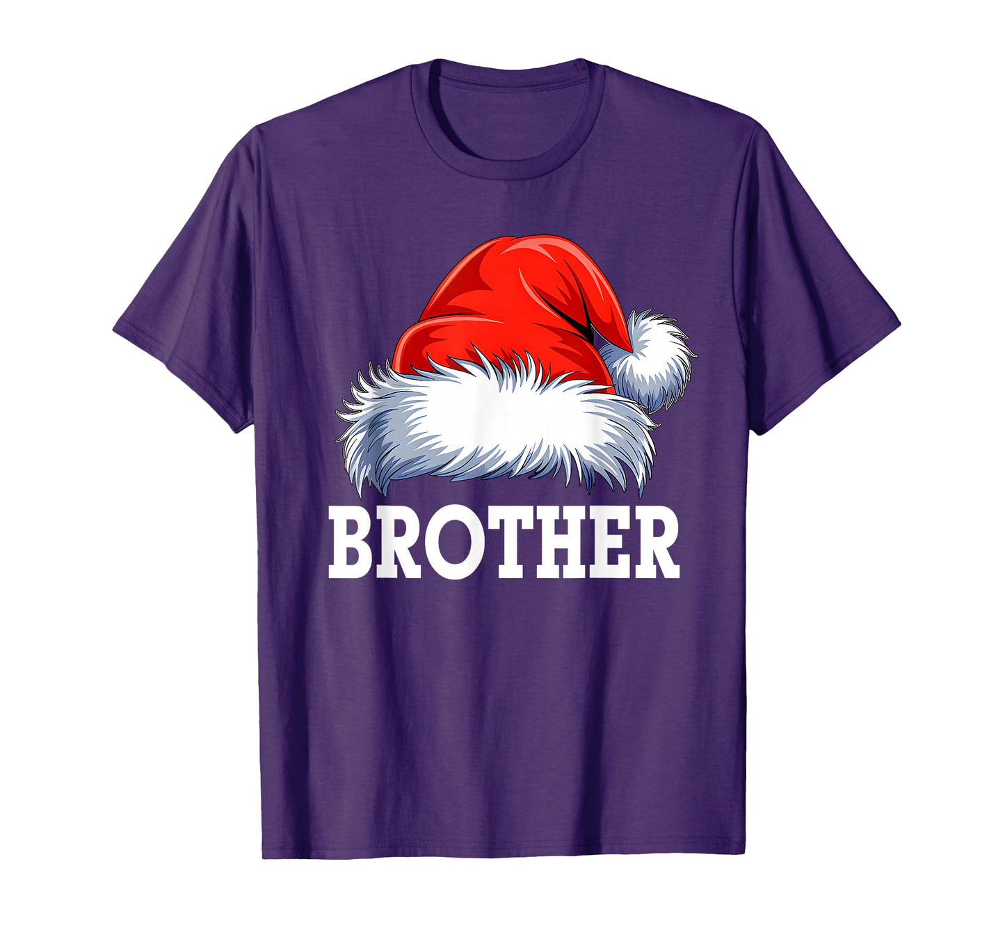 Brother Santa Christmas Family Matching Pajamas Xmas Squad T-Shirt