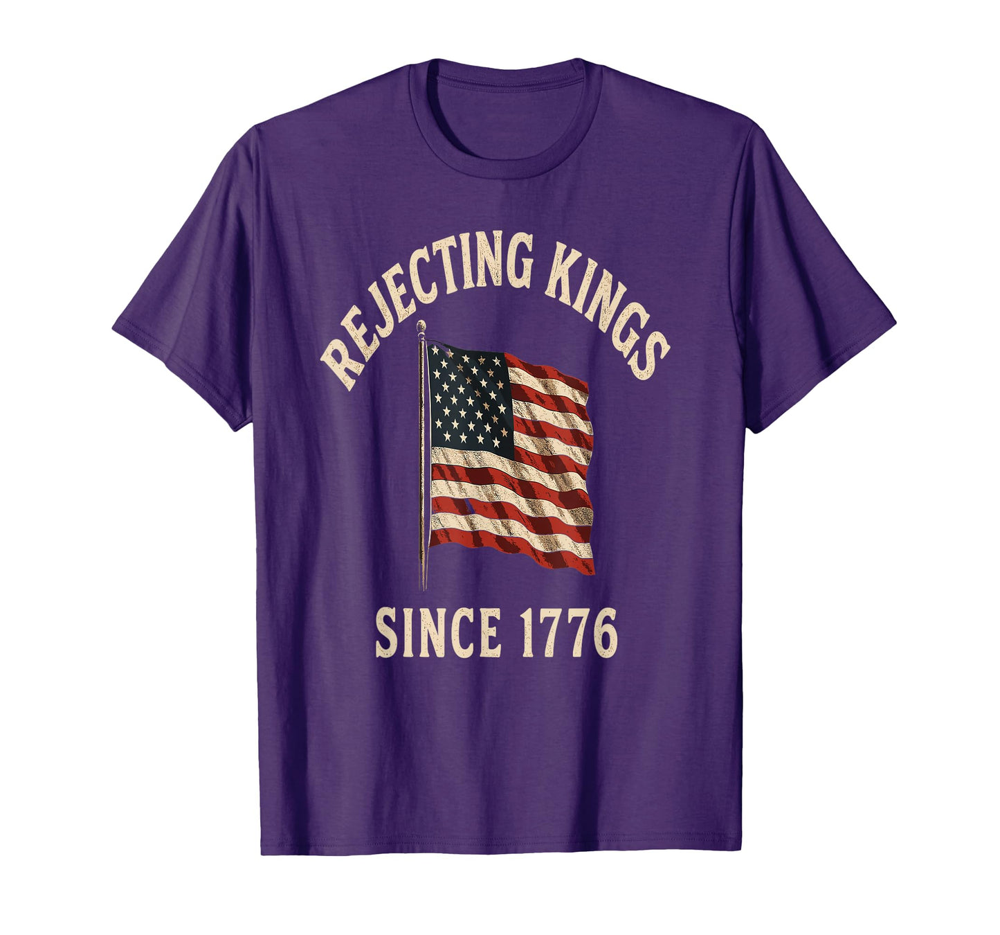 No Kings Vintage Patriotic Freedom Liberty Usa Liberty T-Shirt