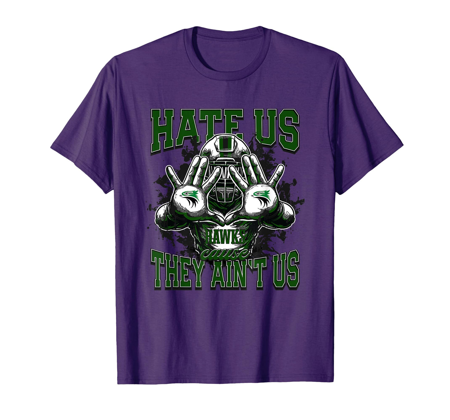 North Lenoir Hawks Logo Hate Us Cause They Ain't HS T-Shirt