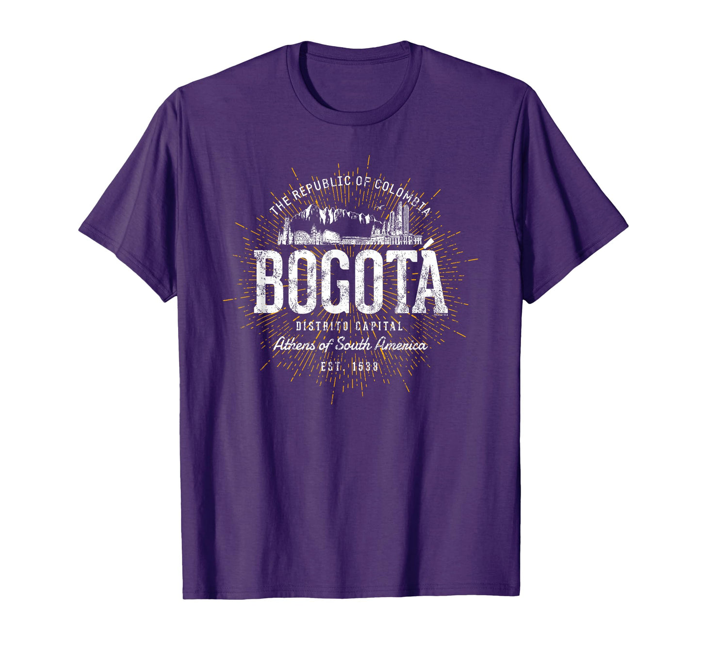Colombia Vintage Style Retro Bogotá T-Shirt