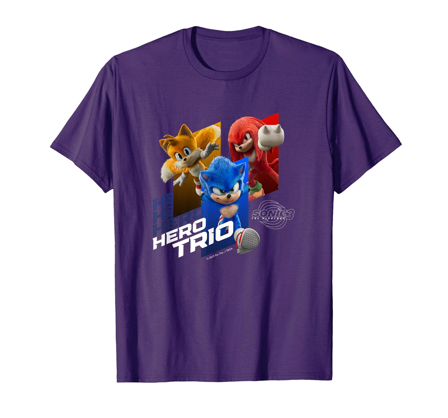 Sonic the Hedgehog 3 - "Hero Trio" T-Shirt