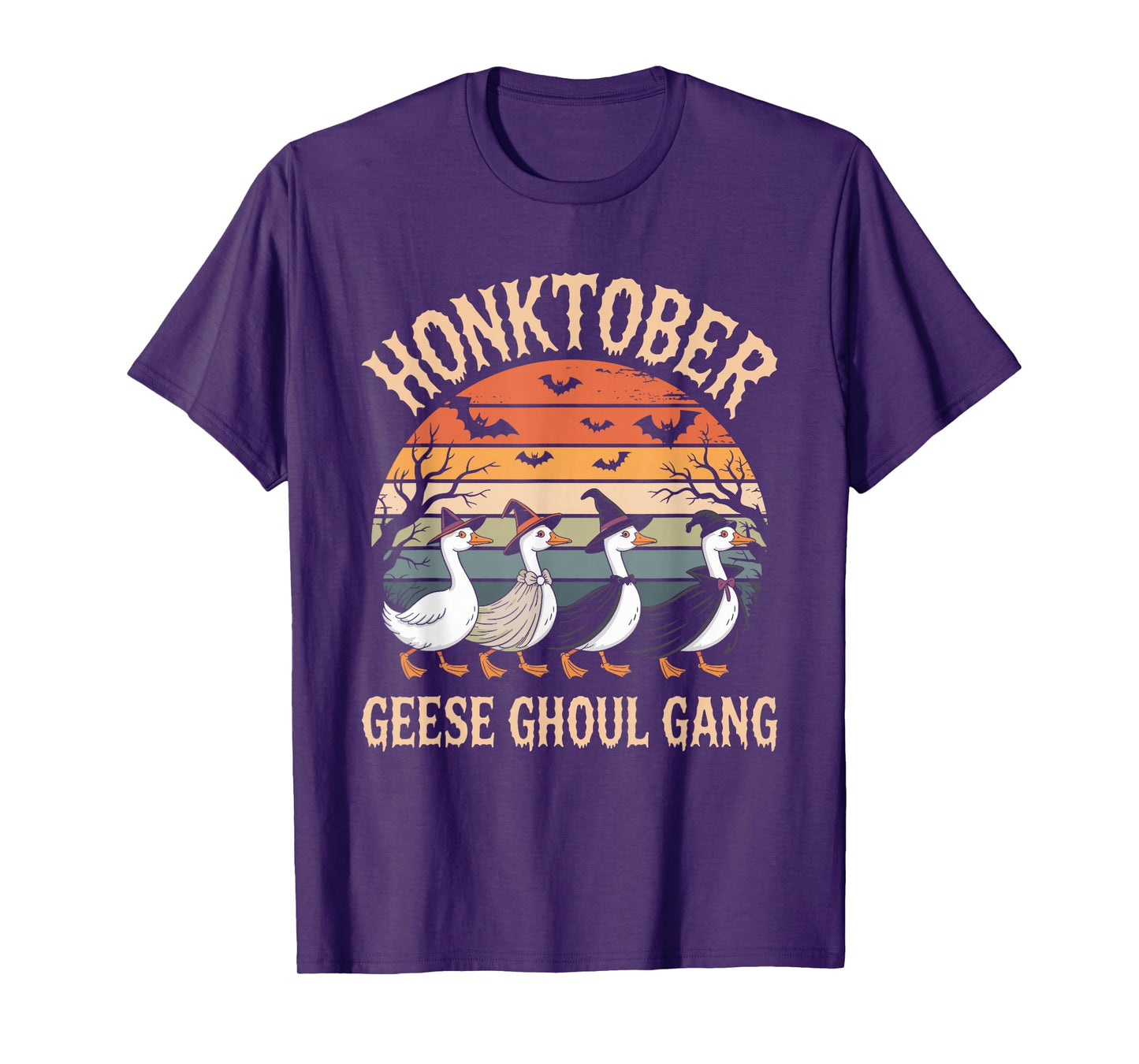 Funny Geese, Goose Honktober Halloween T-Shirt