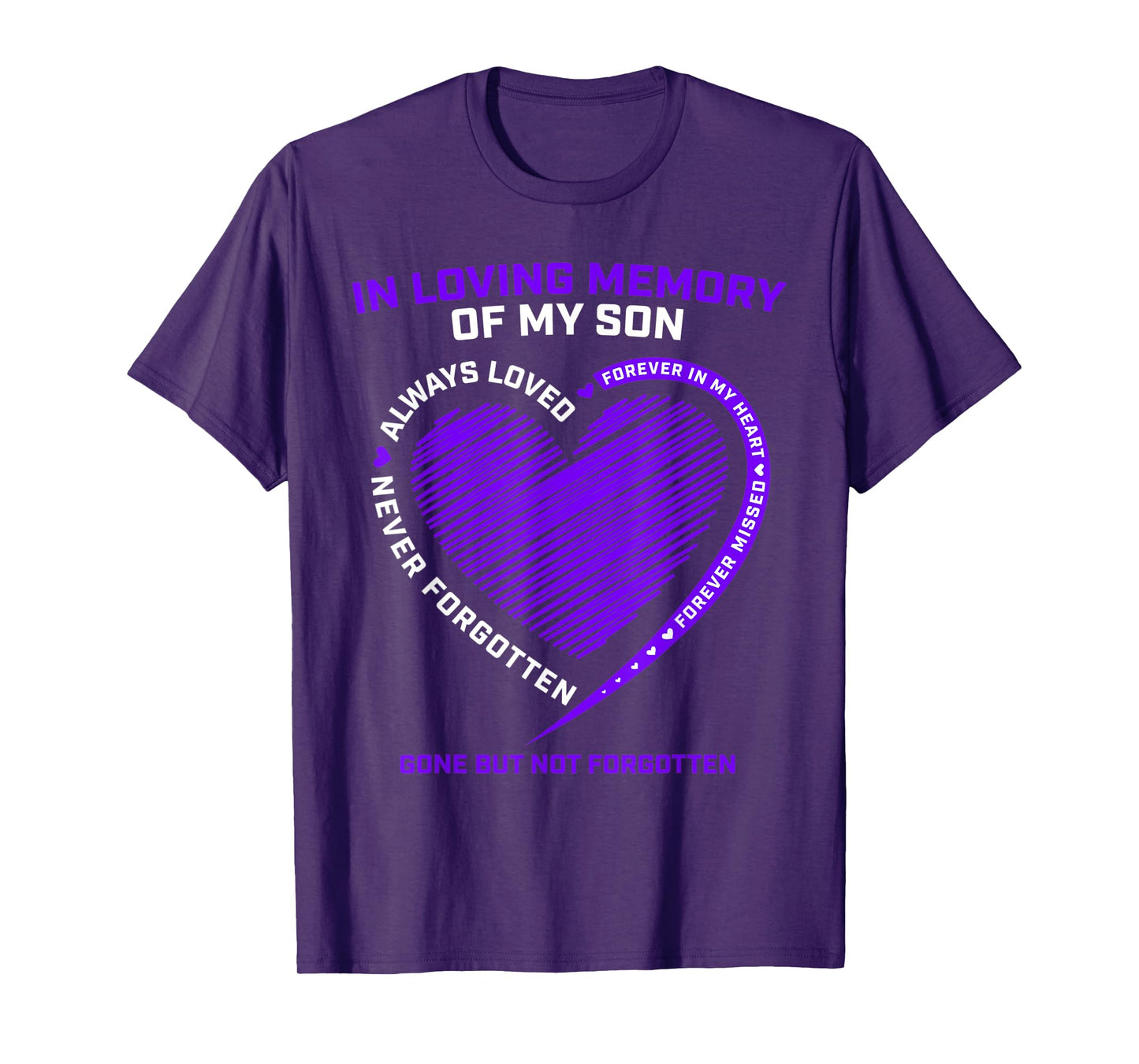 In Memory Of My Son Remembering Gifts Heaven I Miss My Son T-Shirt