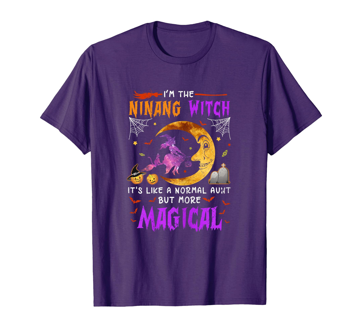 I'm Ninang Witch Filipino Aunt Magical Halloween T-Shirt