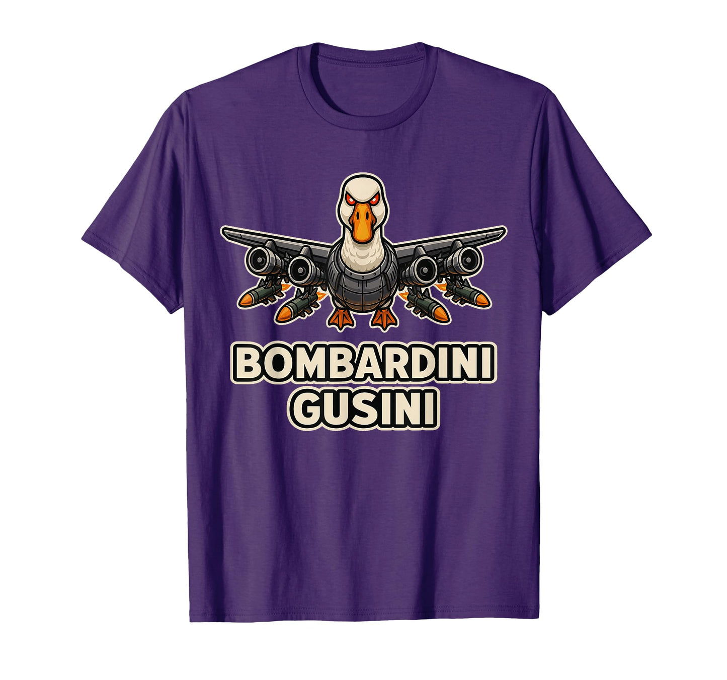 Bombardini Gusini - Funny Goose Brain Rot Kids Duck Meme T-Shirt