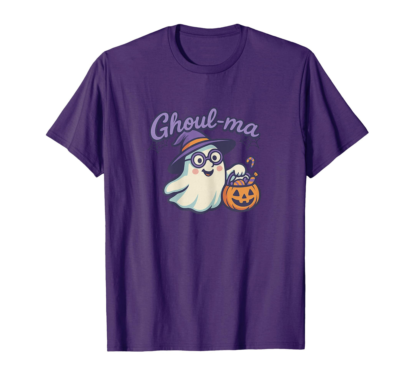 Ghoul-ma Halloween Grandma Ghost Funny Pumpkin Candy T-Shirt