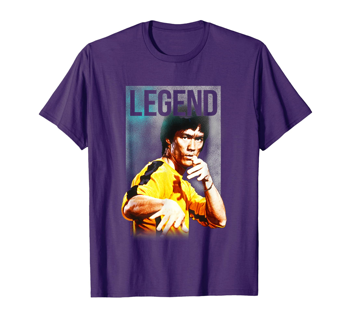 Bruce Lee Legend Iconic Yellow Jumpsuit Vintage Poster T-Shirt