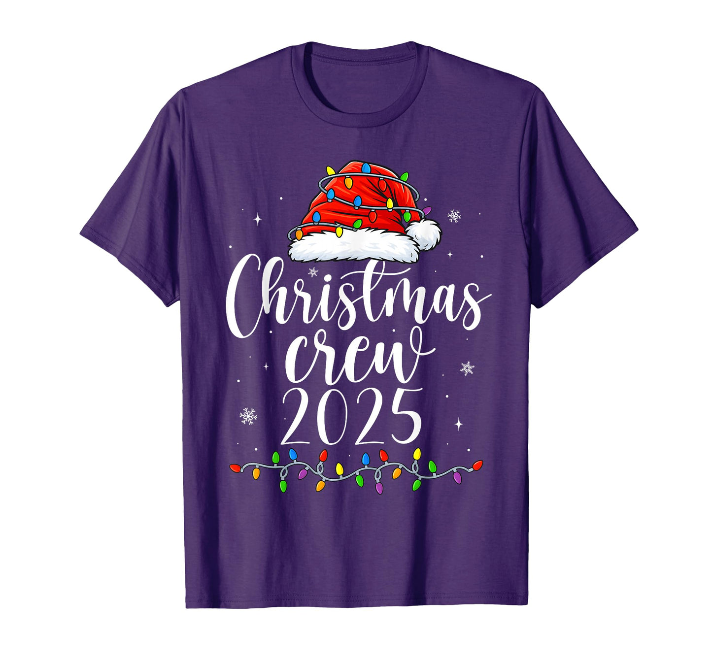 Family Christmas Crew 2025 Matching Xmas Men Women Kids T-Shirt
