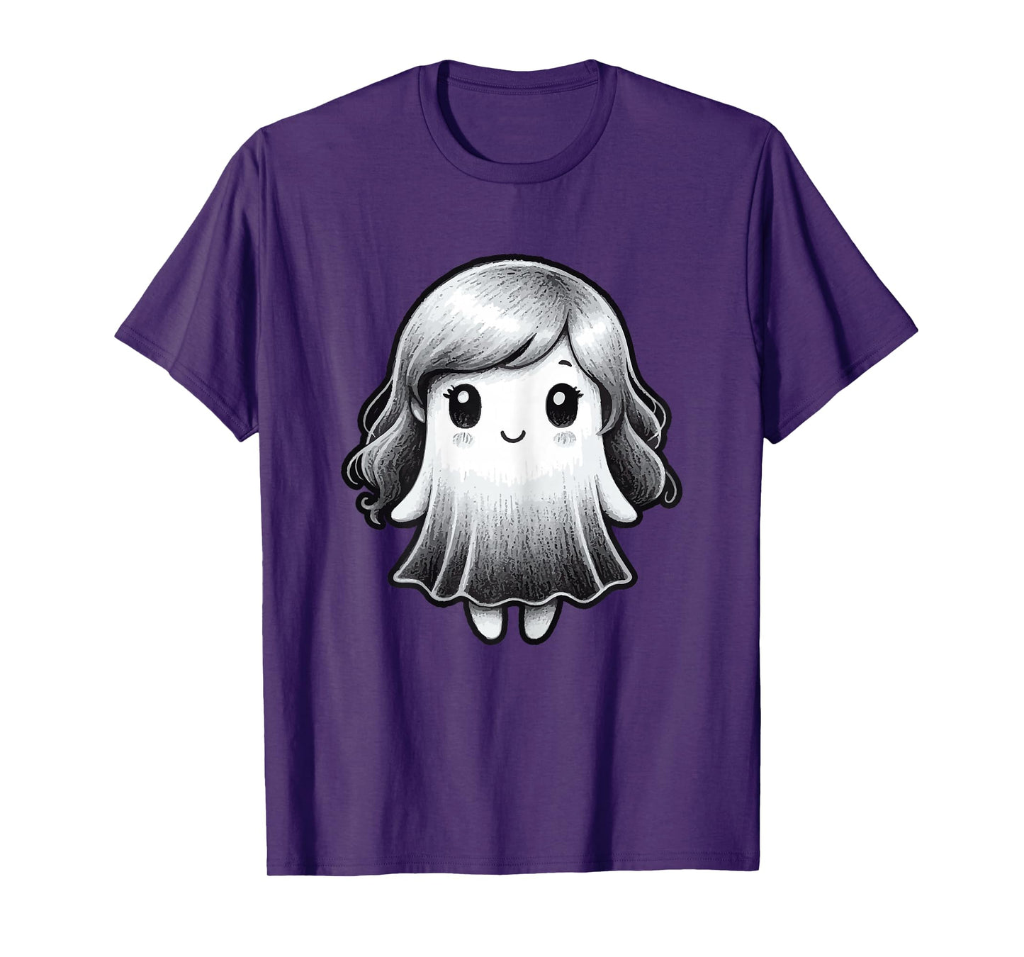 Female Ghost - Halloween T-Shirt