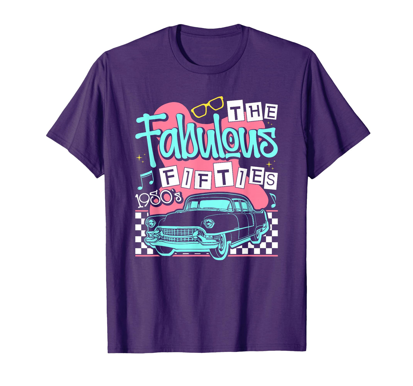 The Fabulous Fifties 1950s Classic Car T-Shirt