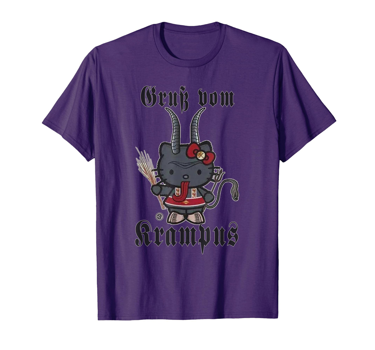 Greeting from Krampus Christmas Legend Figure T-Shirt