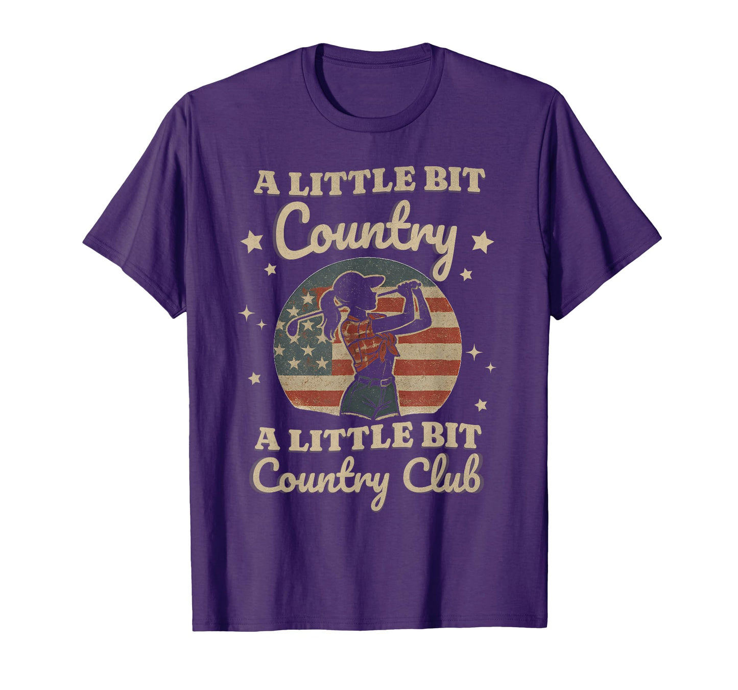 Country Golf Southern Cowgirl Golfing Country Club Golfer T-Shirt