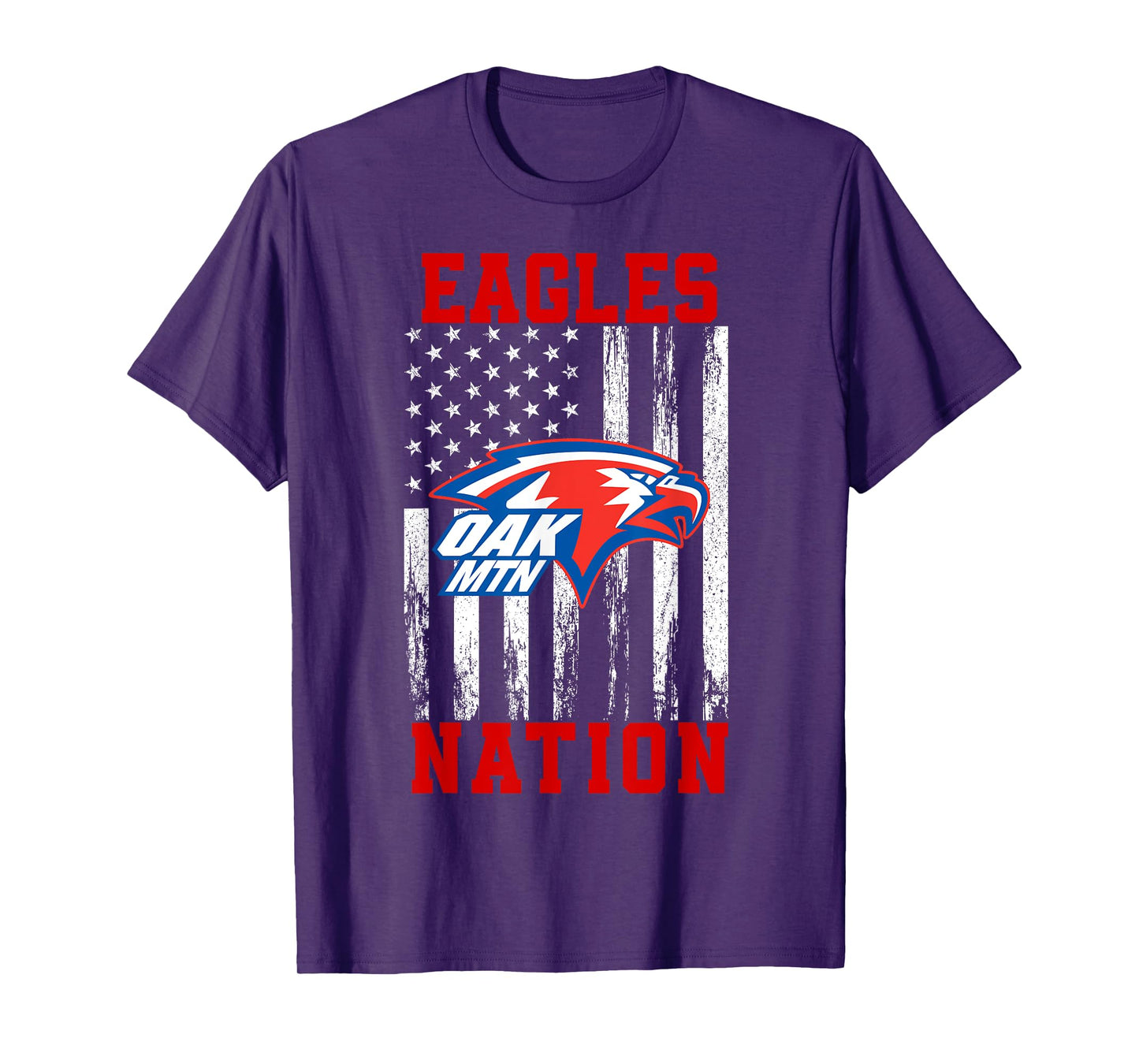 Oak Mountain Eagles Logo Nation HS T-Shirt