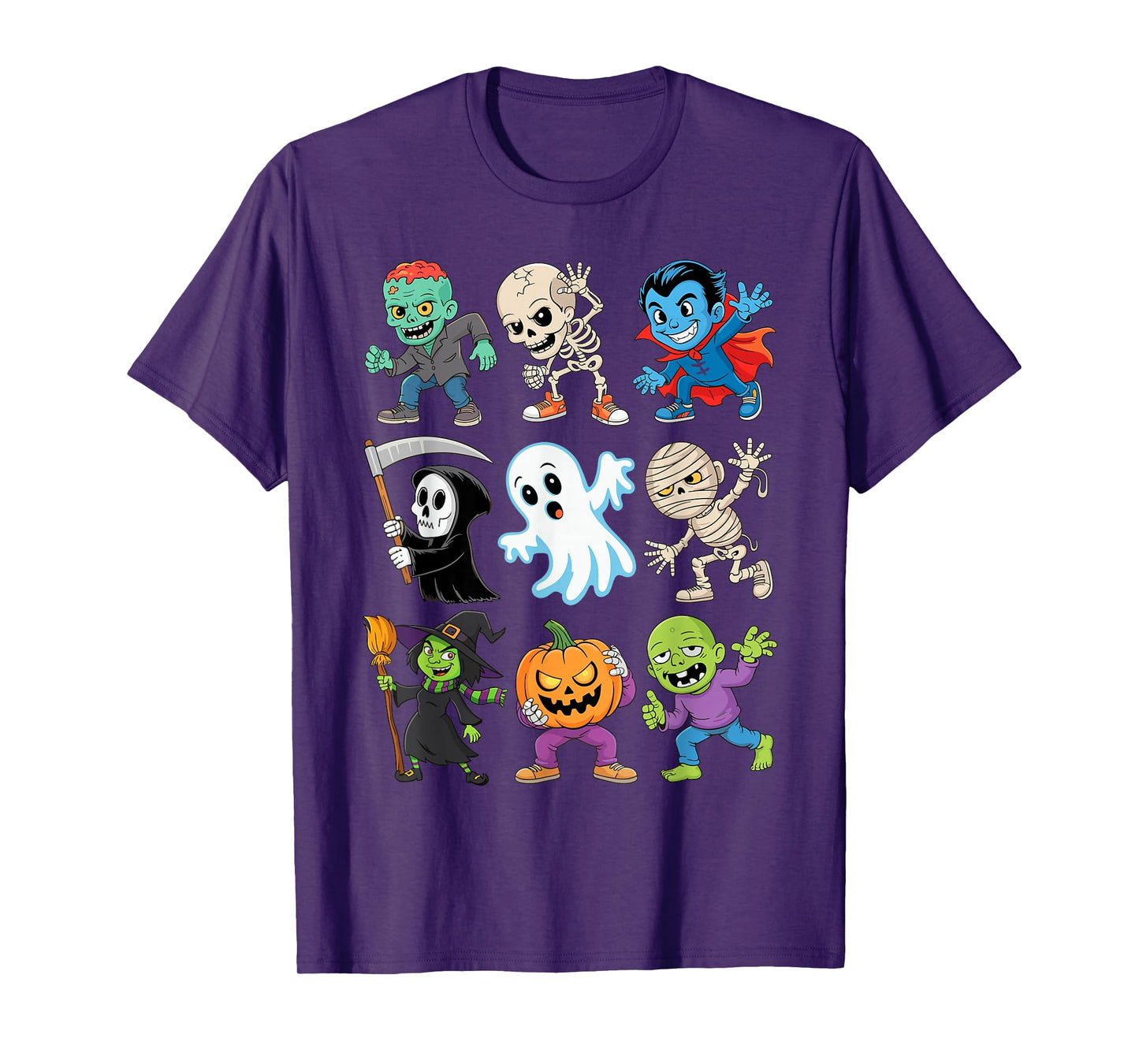 Spooky Creatures Kids Toddler Boys Halloween T-Shirt