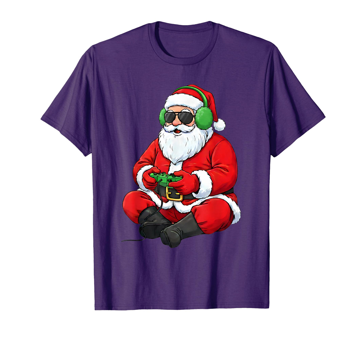 Christmas Gamer Boys Video Game Santa Xmas T-Shirt